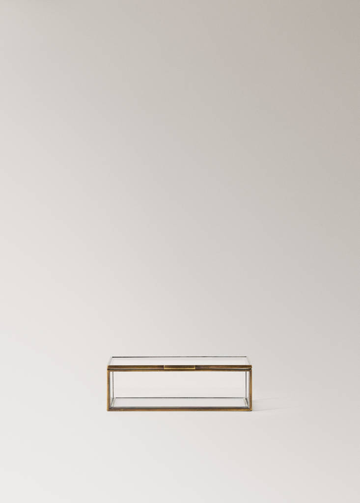 Small metal jewellery box — Gold