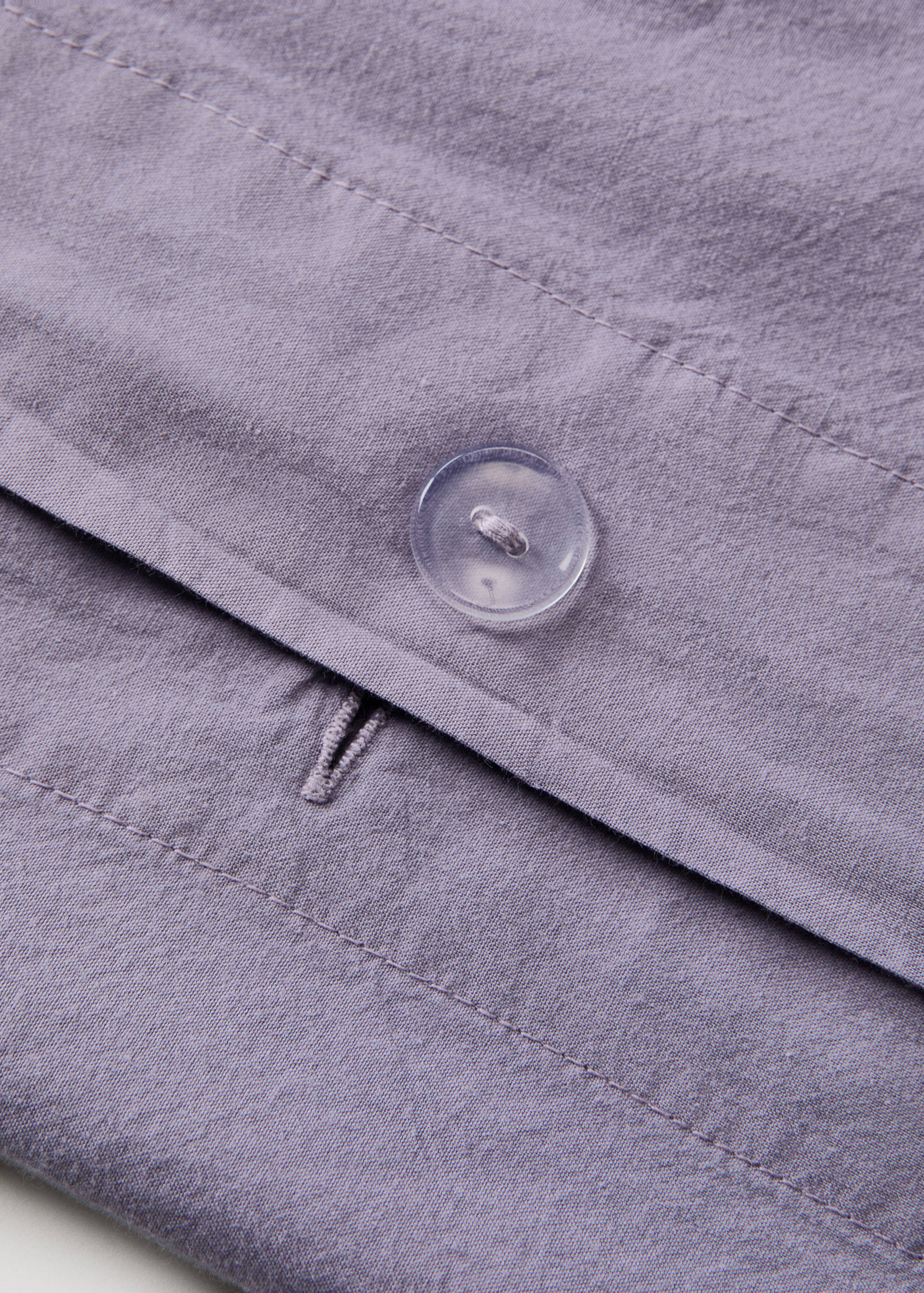 Garment-dyed cotton duvet cover for 90cm bed - Details of the article 2
