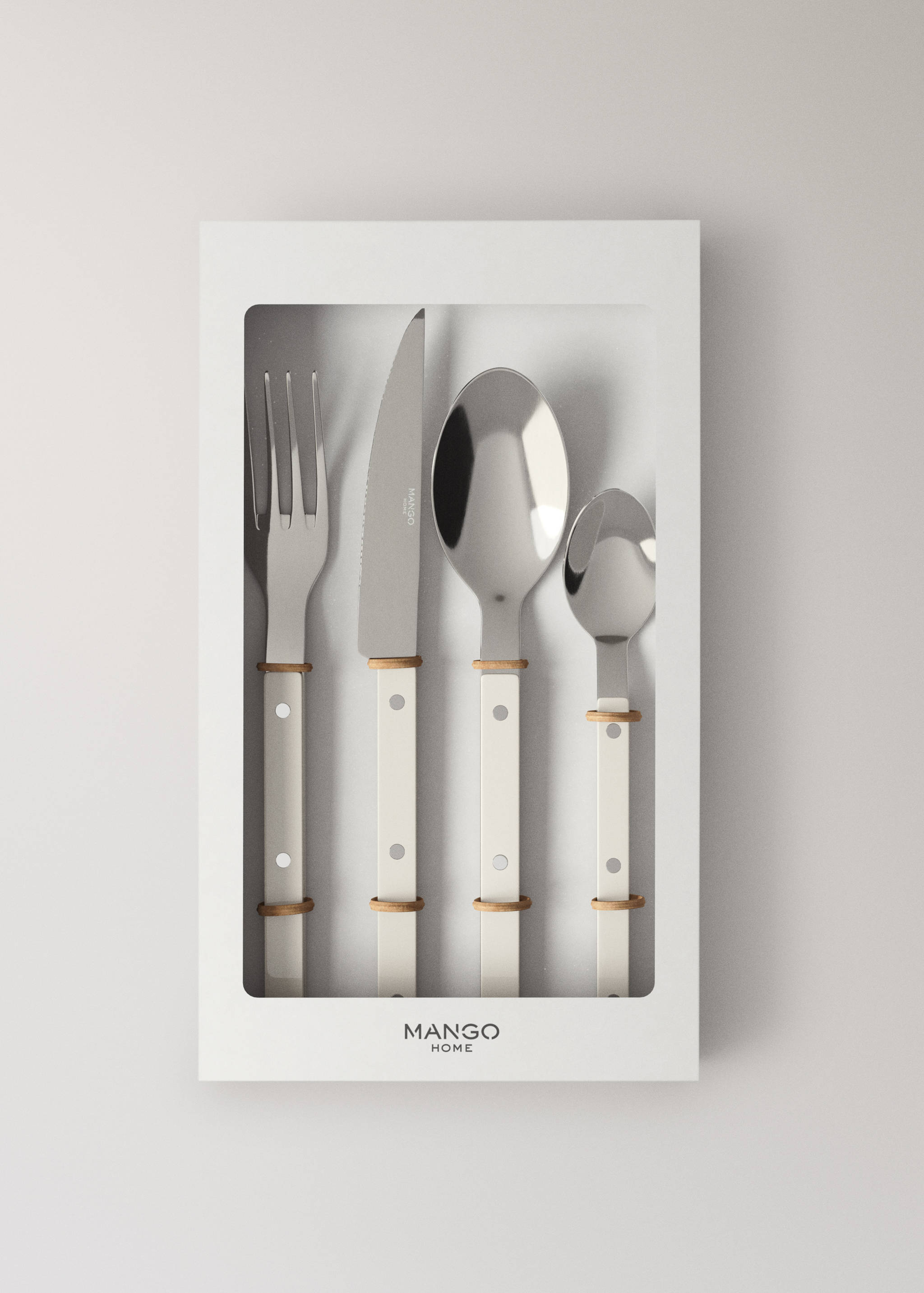 Stainless steel cutlery set with resin handles - Details of the article 4
