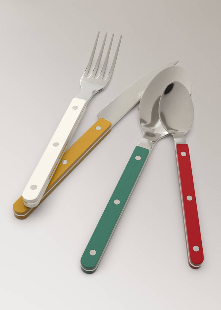 Stainless steel cutlery set with resin handles — Curry