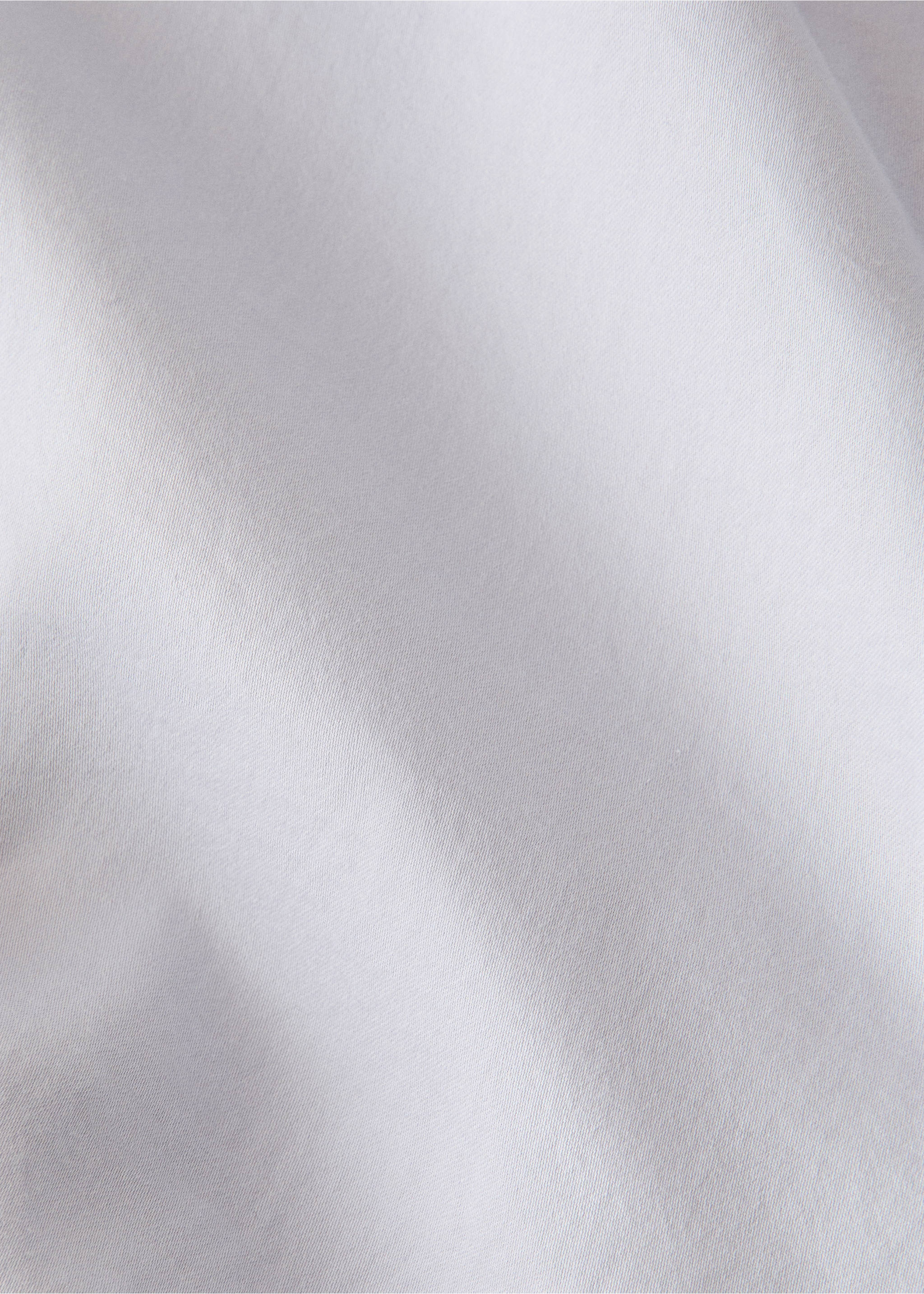 Double-stitched satin top sheet for 180/200 cm bed - Details of the article 3, Light/Pastel Purple. Ref: 27012938-00.