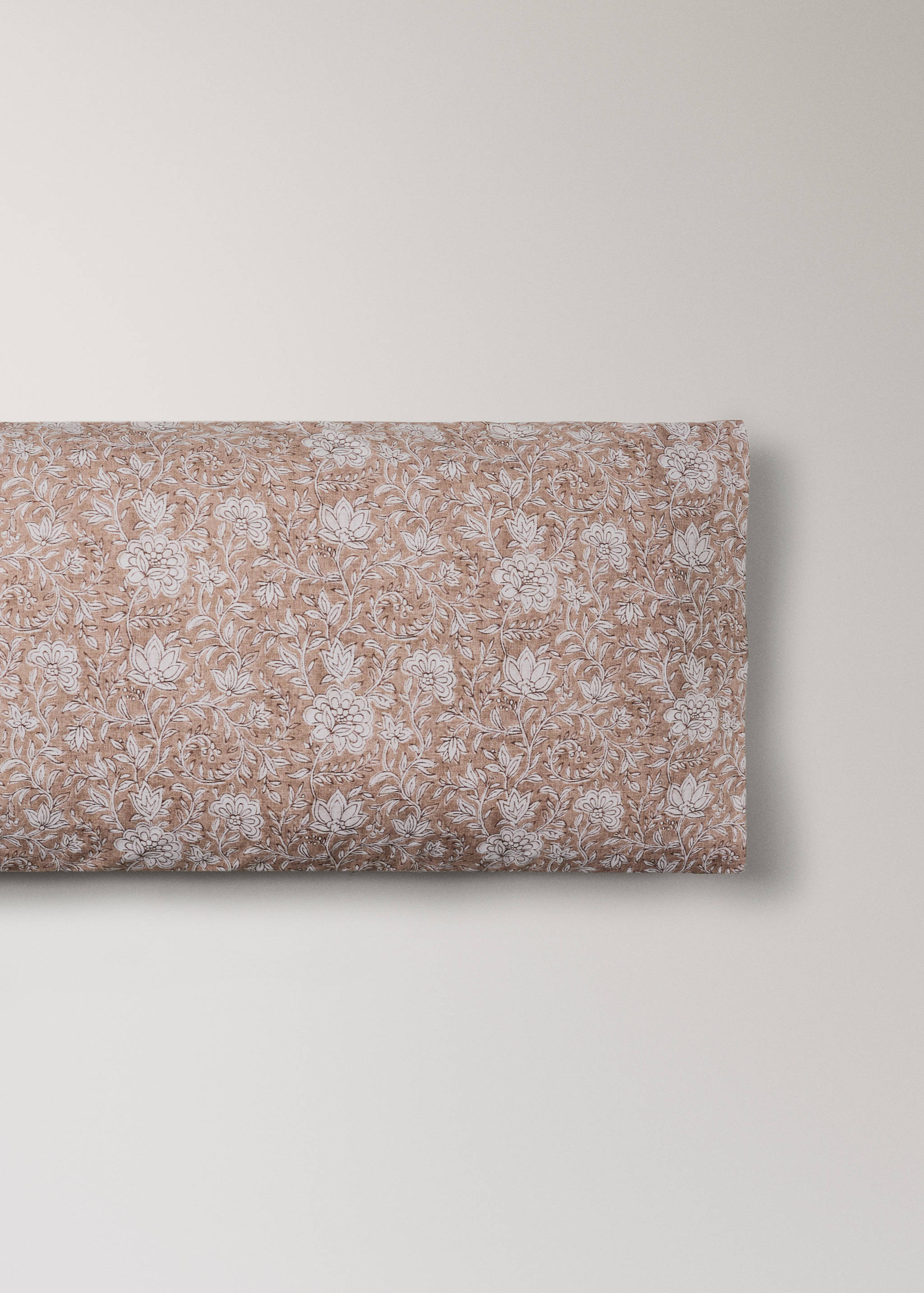 Percale cotton pillowcase with fine stripe print 45x110 cm - Article without model