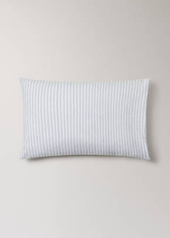 Two percale striped pillowcases 50x75 cm — Grey 5