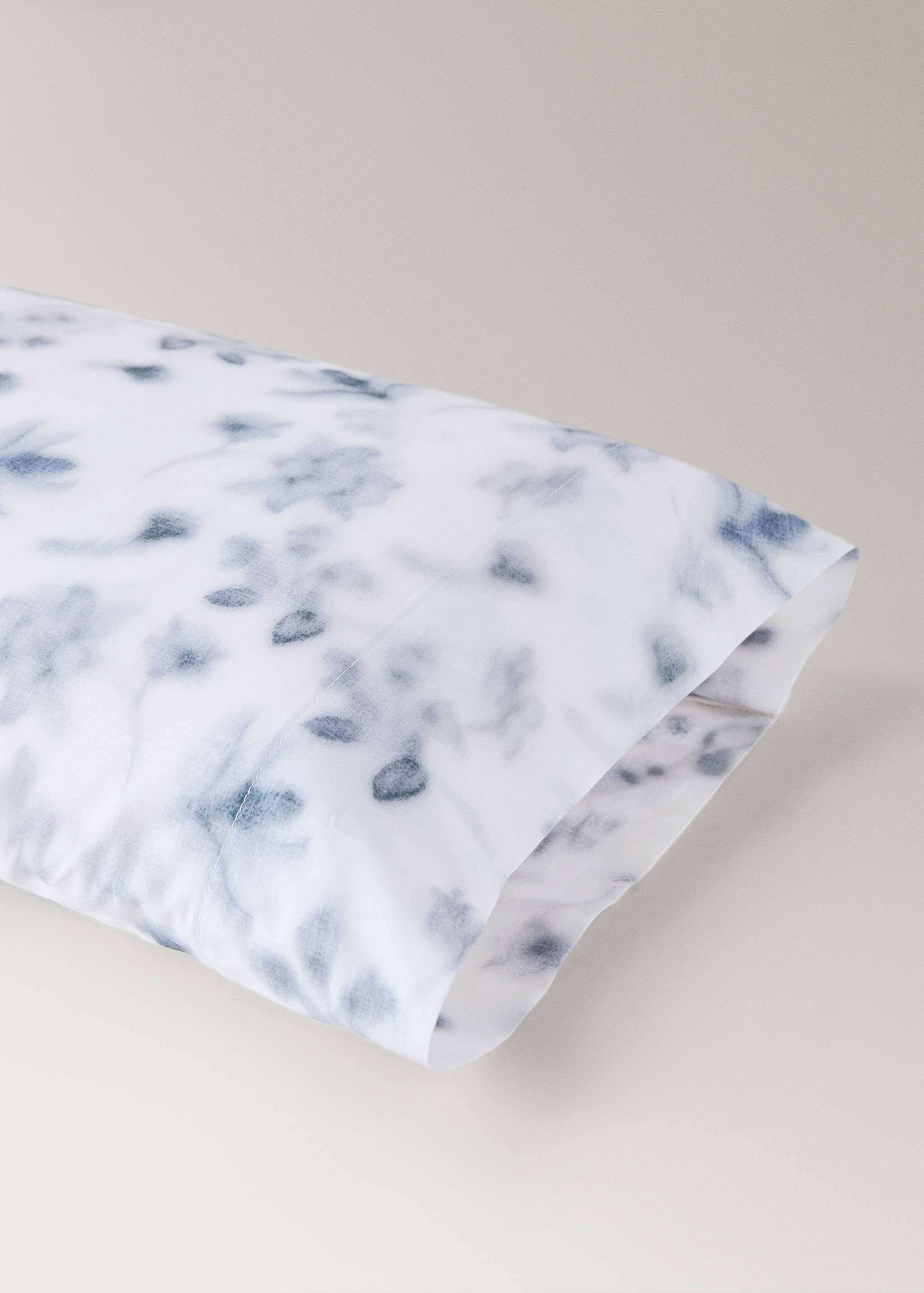 Μαξιλαροθήκη βαμβάκι περκάλι λουλούδι 45x110εκ - Λεπτομέρεια του προϊόντος 2