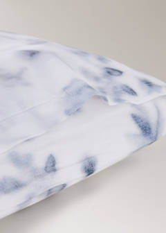Two faded floral percale pillowcases 50x75 cm — Blue 2
