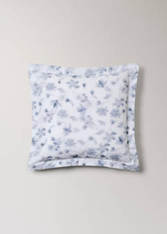 Two faded floral percale pillowcases 60x60 cm — Blue 6