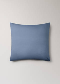 Two 60x60cm cotton satin ombré pillow covers — Blue 6