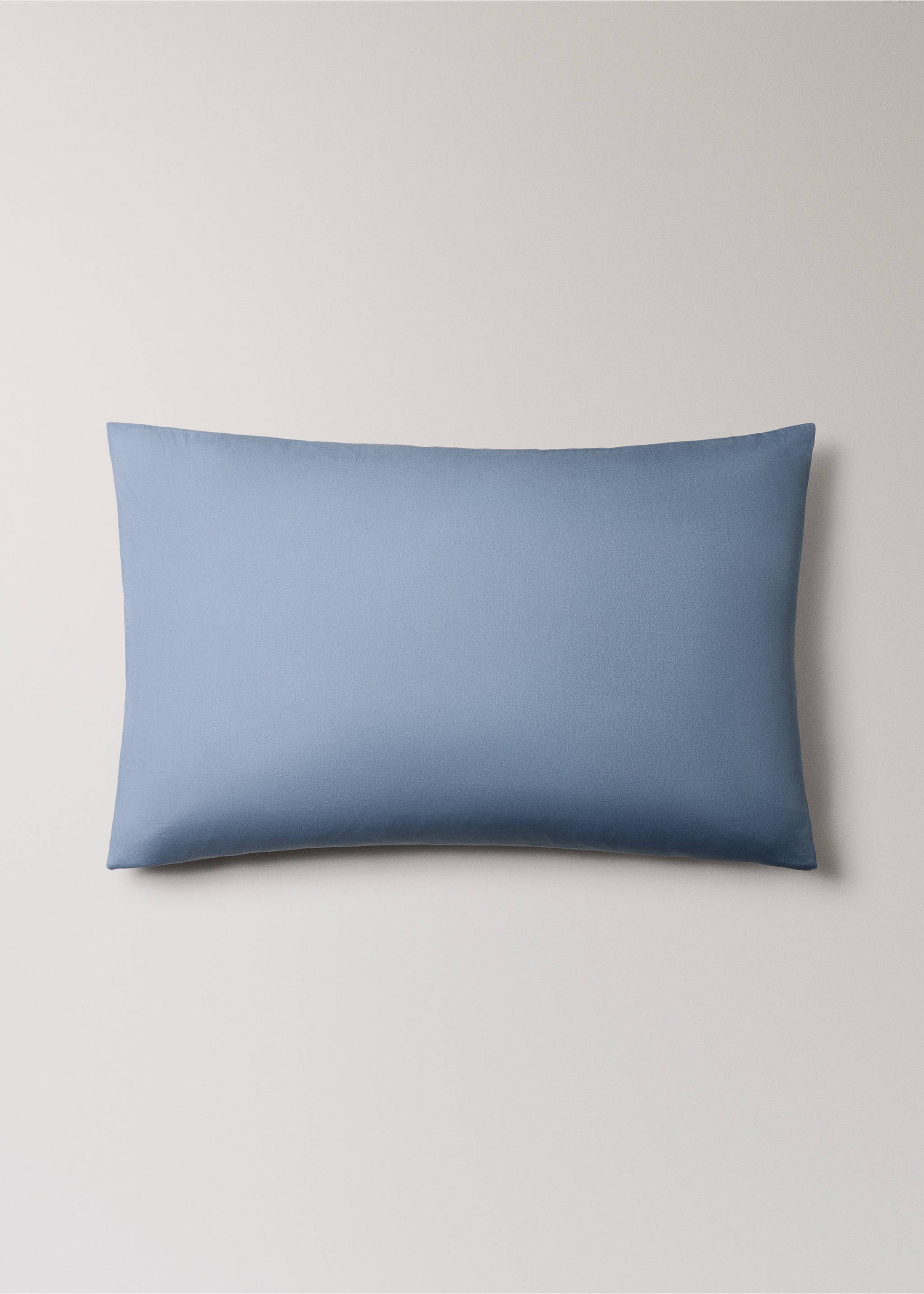 Two ombré cotton satin pillowcases 50x75cm - Article without model, Blue. Ref: 27012977-00.