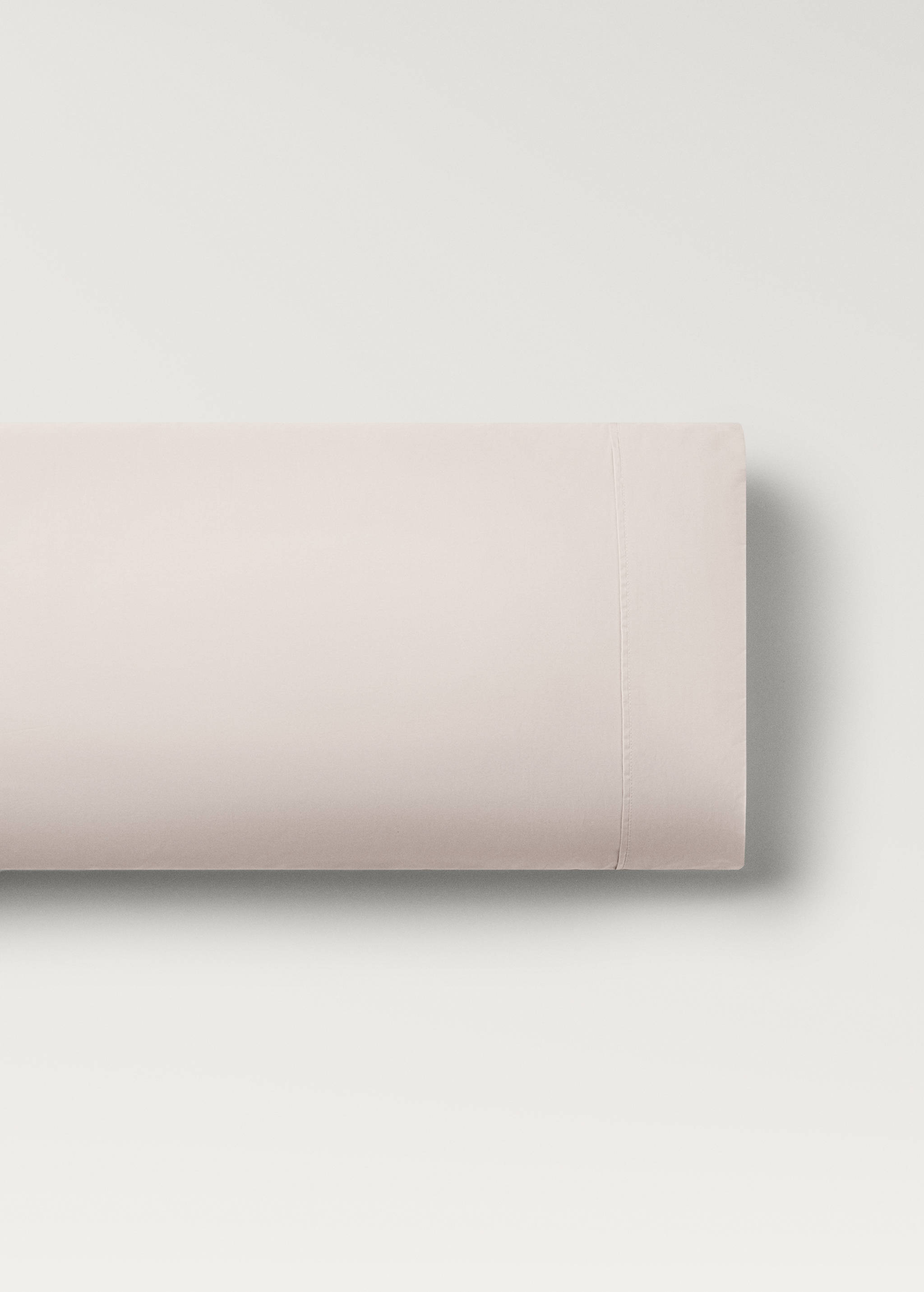 Deux taies d'oreiller percale de coton 300 fils 50x75 cm - Article sans modèle