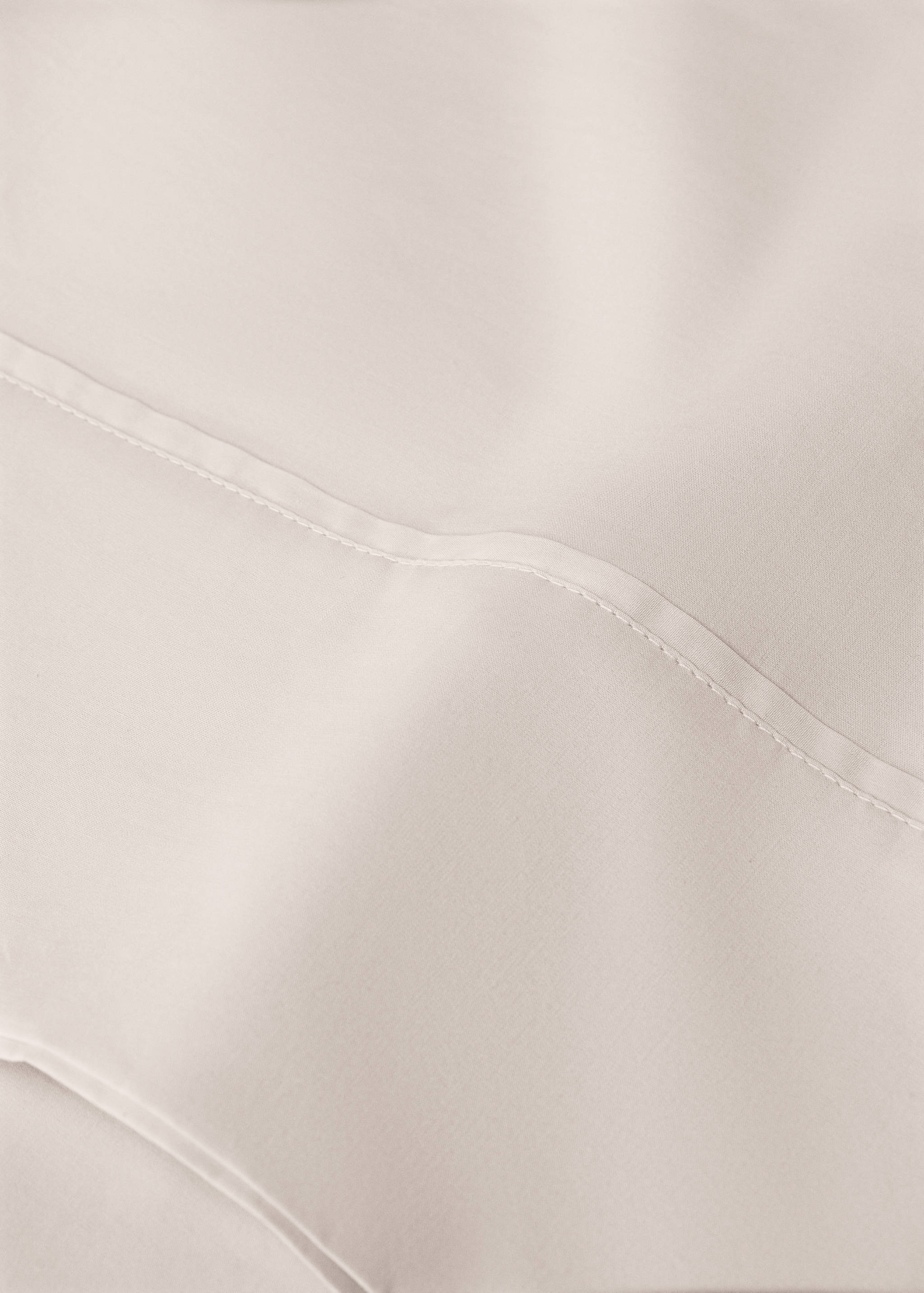 Deux taies d'oreiller percale de coton 300 fils 50x75 cm - Détail de l'article 2