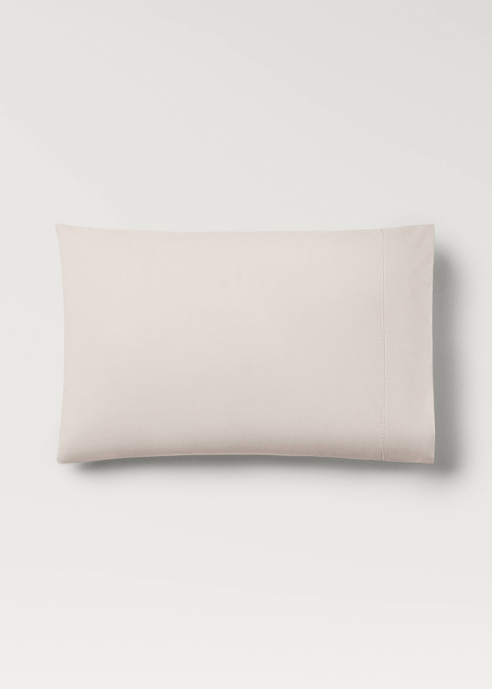 300-thread count cotton percale pillowcase, 45x110 cm - Article without model