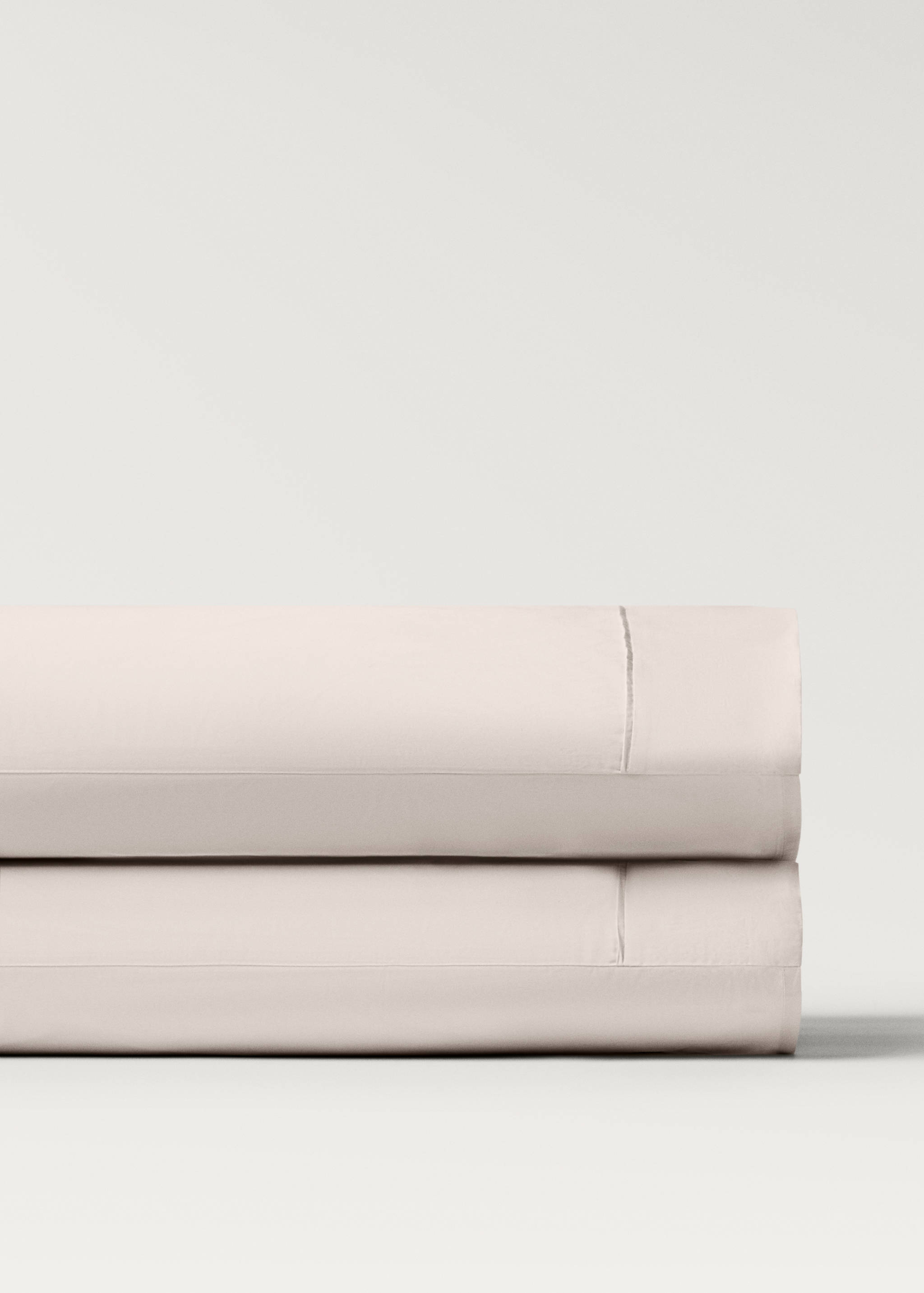 300-thread count cotton percale pillowcase, 45x110 cm - Details of the article 1