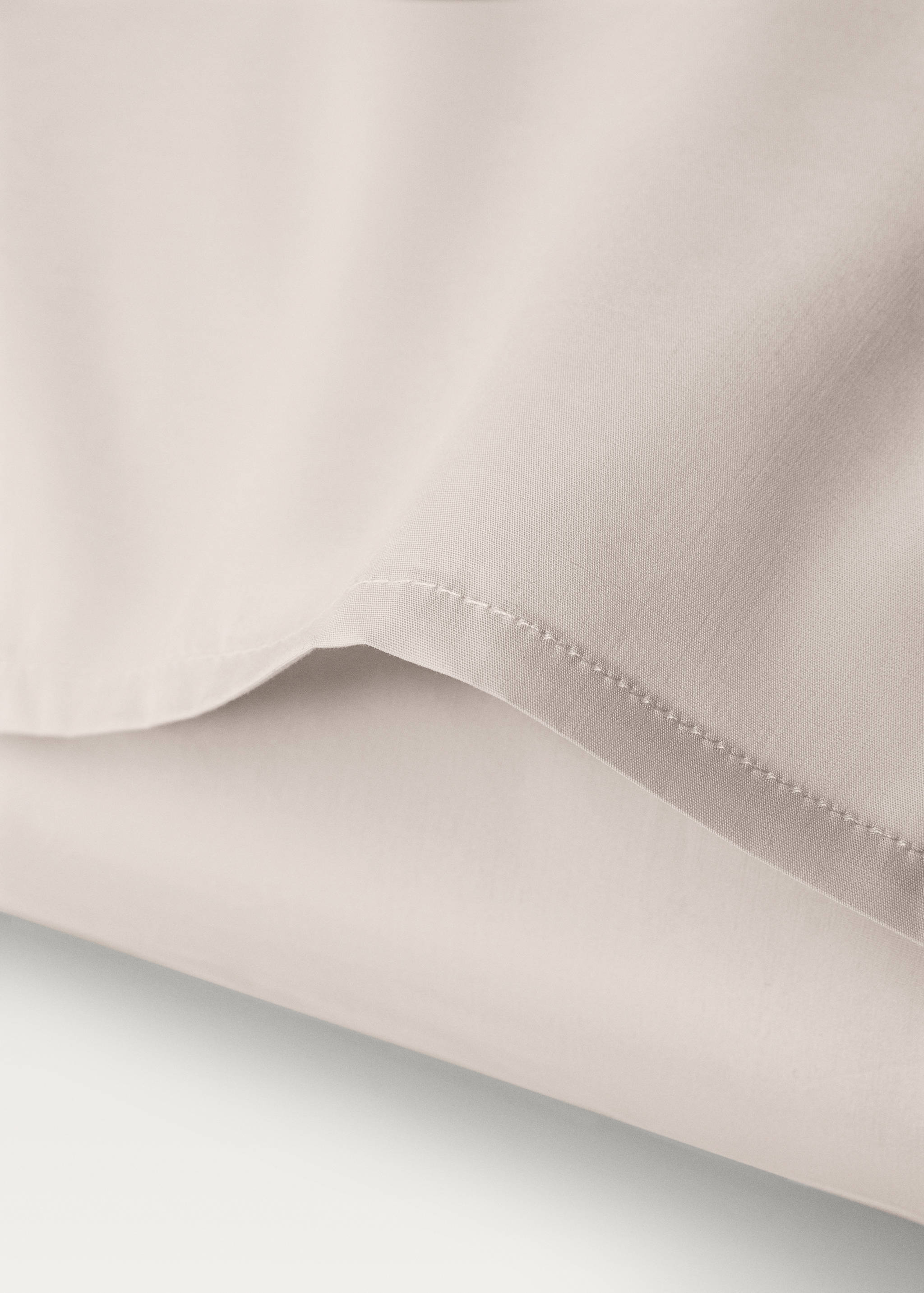 300-thread count cotton percale pillowcase, 45x110 cm - Details of the article 3