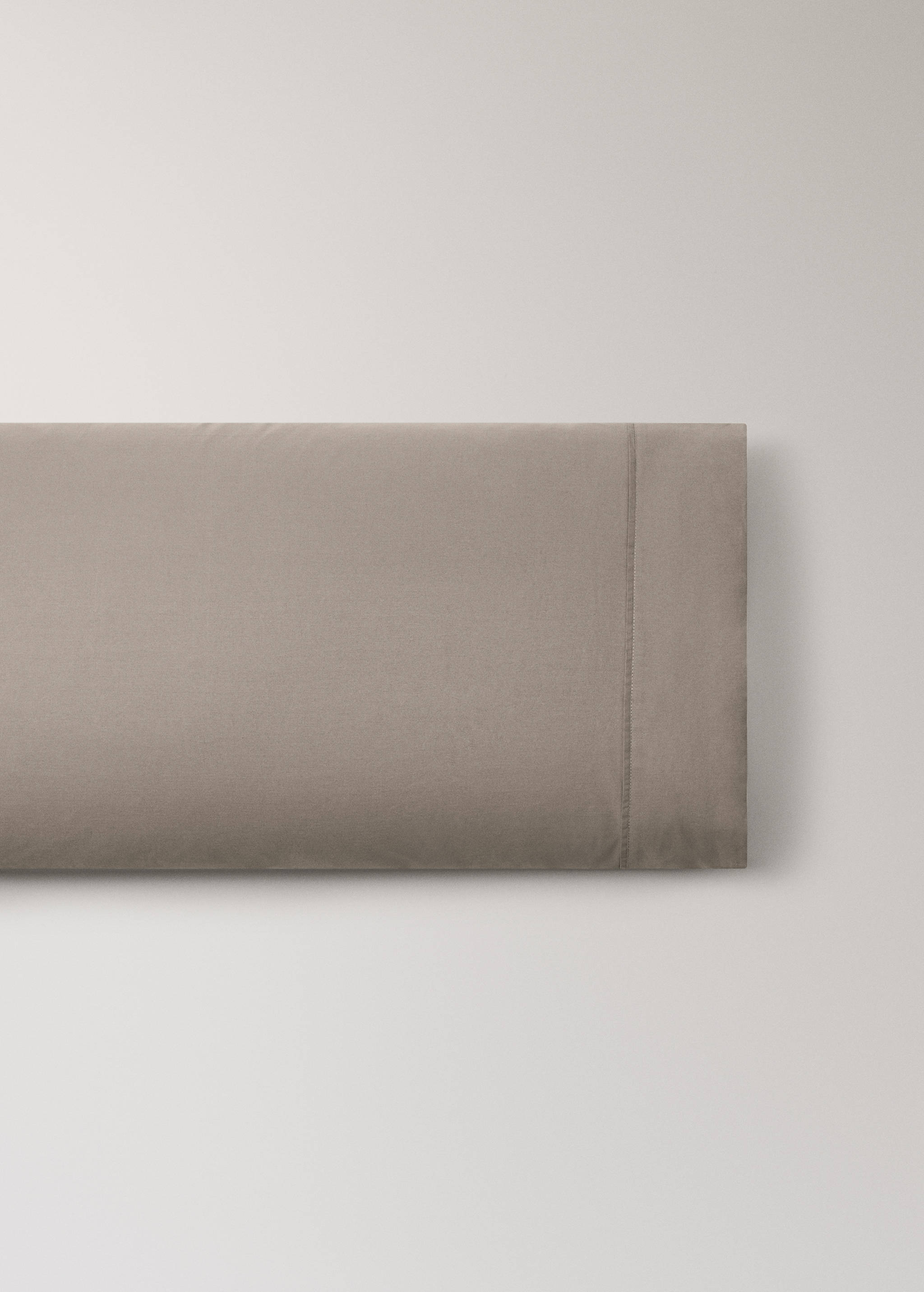 300-thread count cotton percale pillowcase, 45x110 cm - Article without model