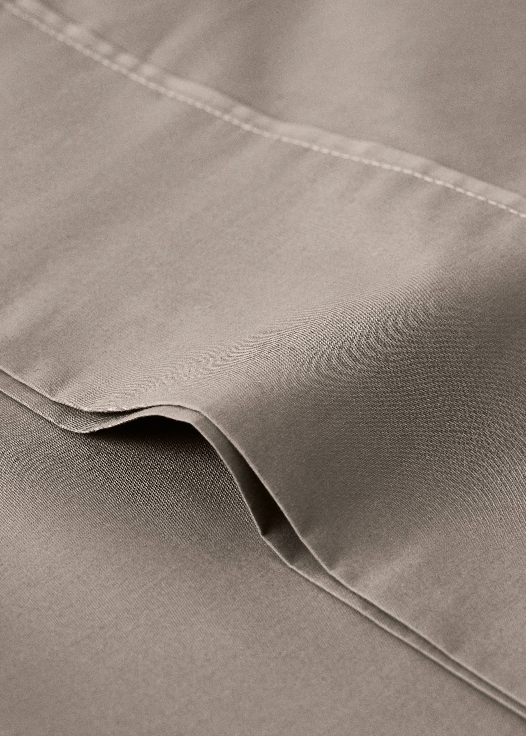 300-thread count cotton percale pillowcase, 45x110 cm - Details of the article 2
