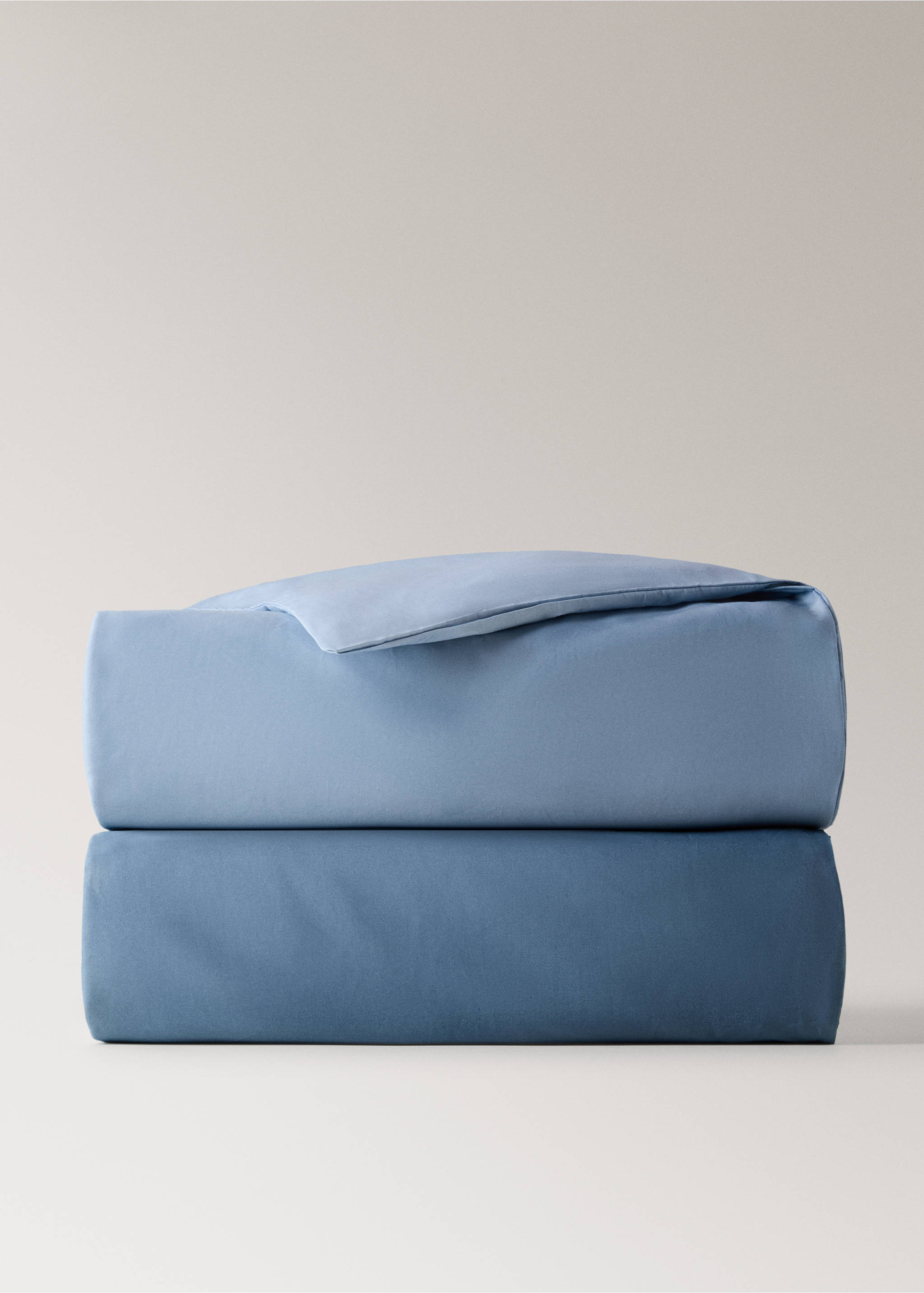 Degraded satin cotton duvet cover for Bed 180/200cm - Article without model, Blue. Ref: 27013054-00.