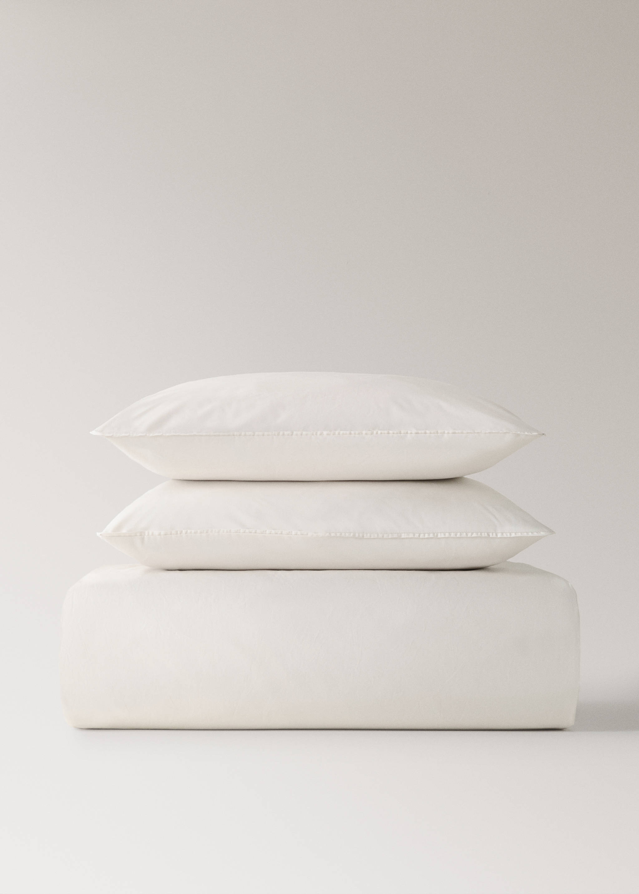 300 threads count cotton percale duvet cover Single bed - Article without model