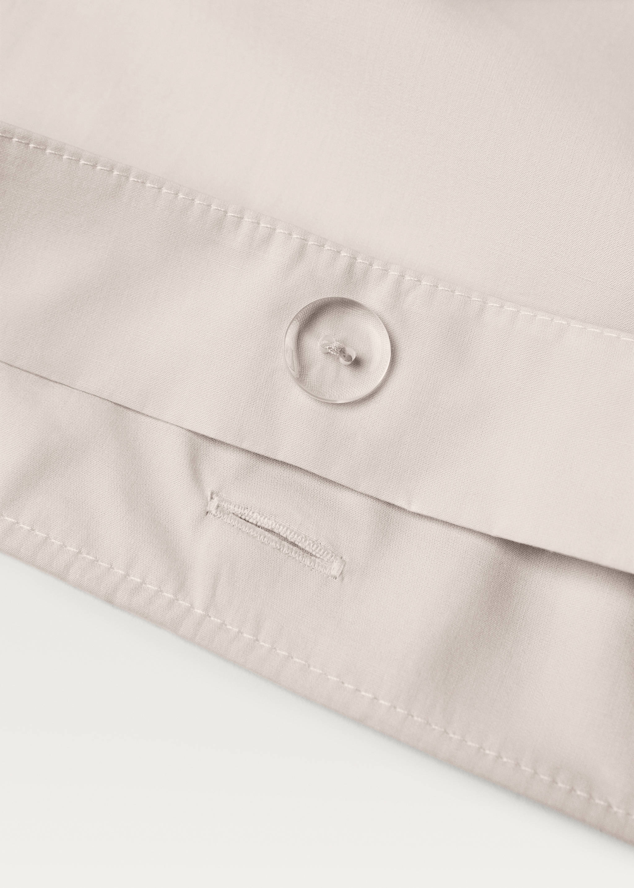 Housse de couette percale de coton 300 fils lit 180/200 cm - Détail de l'article 2