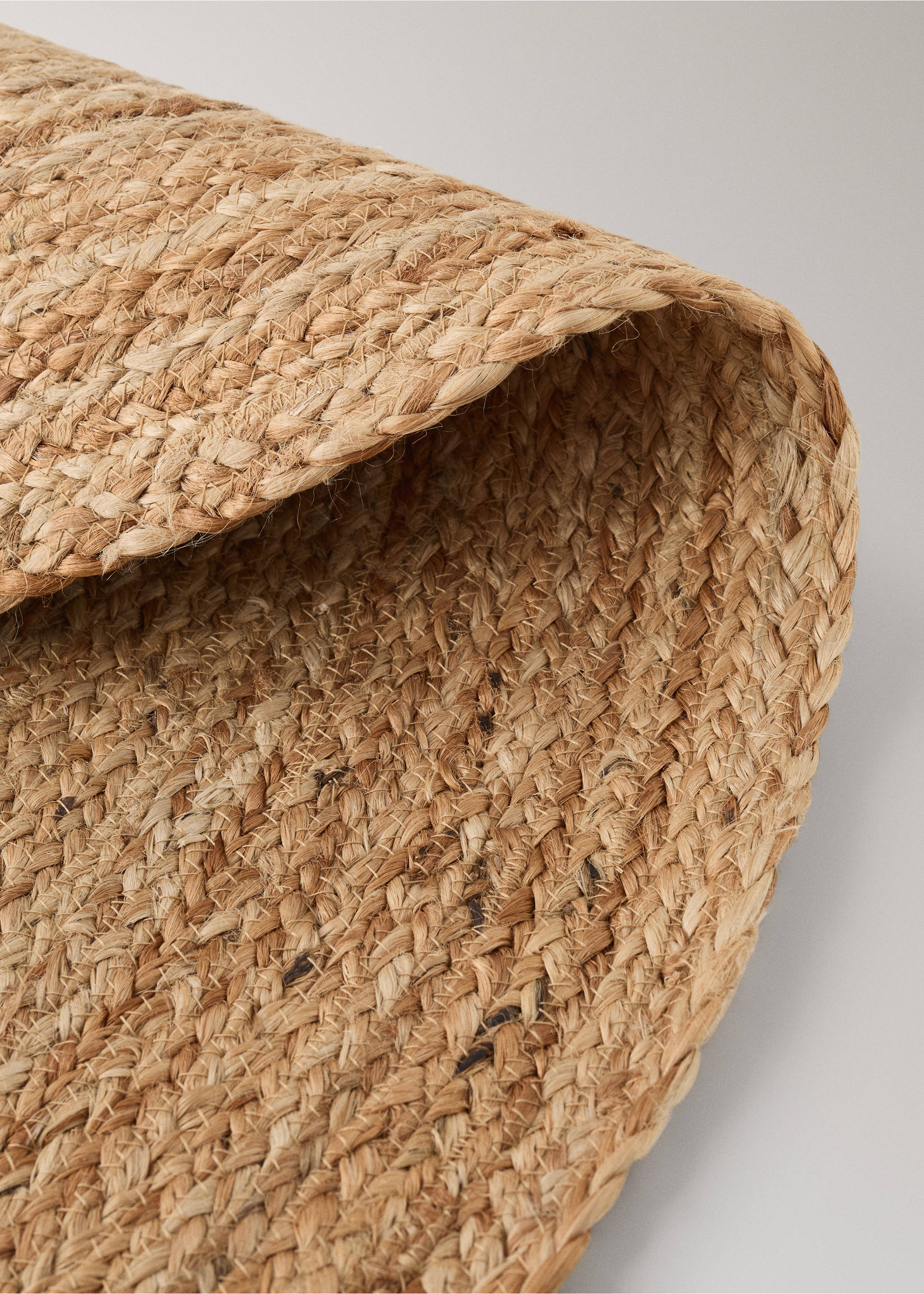 Runder Juteteppich - Detail des Artikels 2, Beige. Ref: 27013278-00.