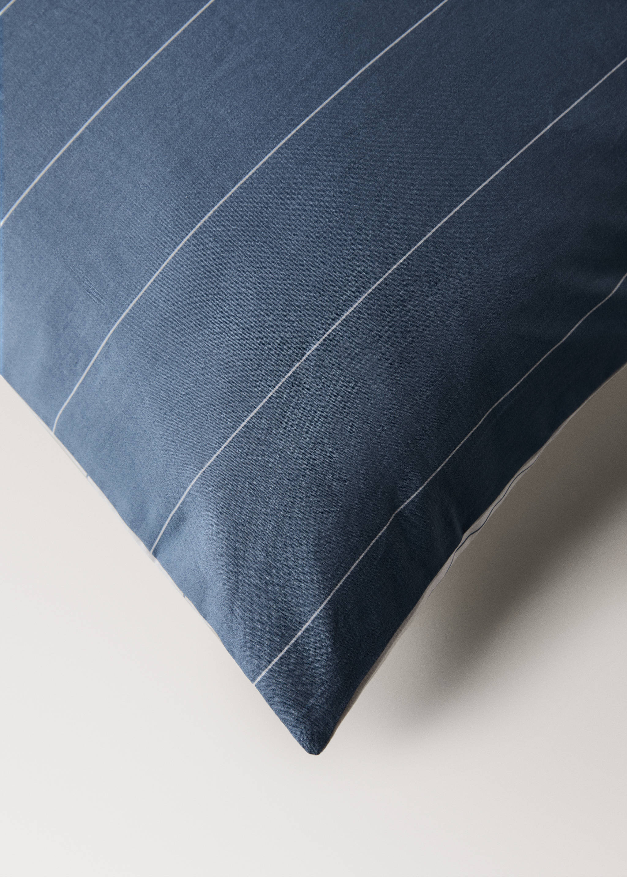 100% cotton reversible striped duvet cover for 150/160 cm bed - Details of the article 3