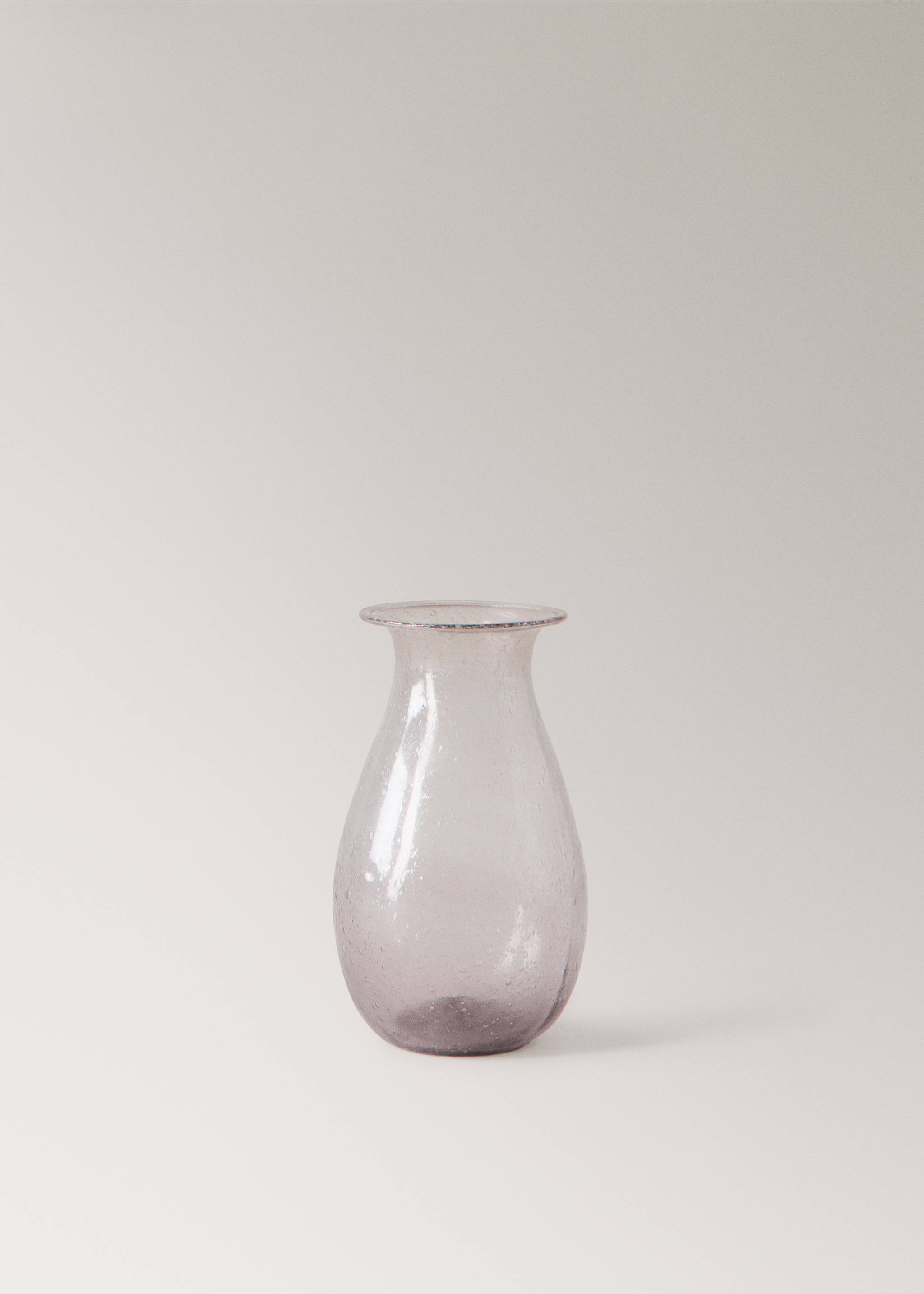 Extra small bubble glass vase - Article without model, Light/Pastel Purple. Ref: 27013301-00.