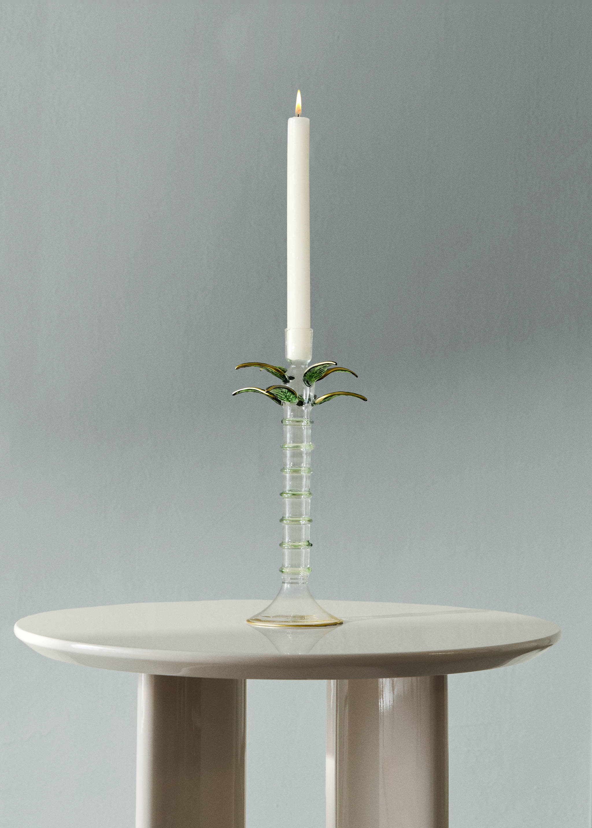 Κηροπήγιο από βοριοπυριτικό γυαλί φοίνικας ψηλό - Γενικό πλάνο