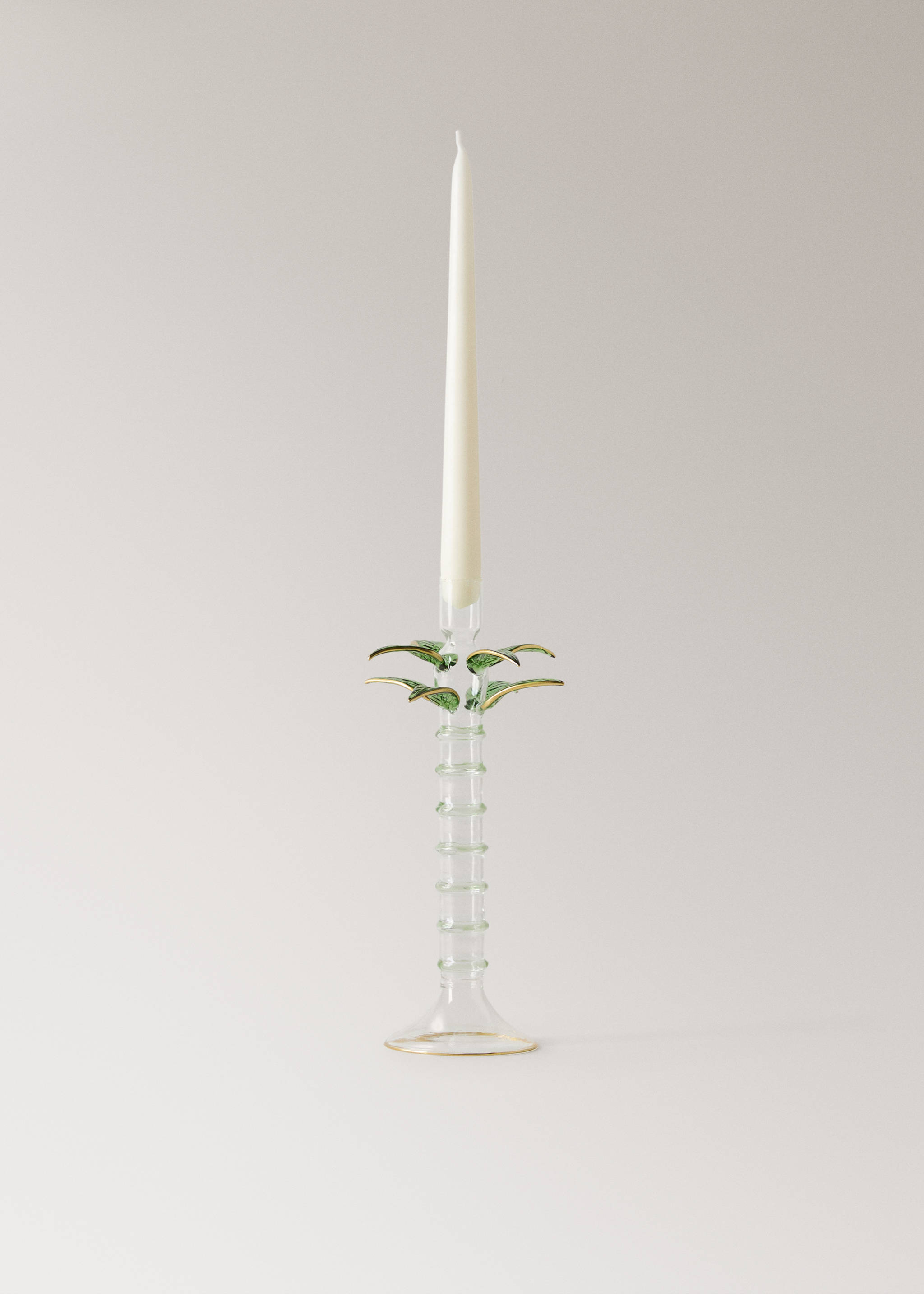 Κηροπήγιο από βοριοπυριτικό γυαλί φοίνικας ψηλό - Λεπτομέρεια του προϊόντος 3