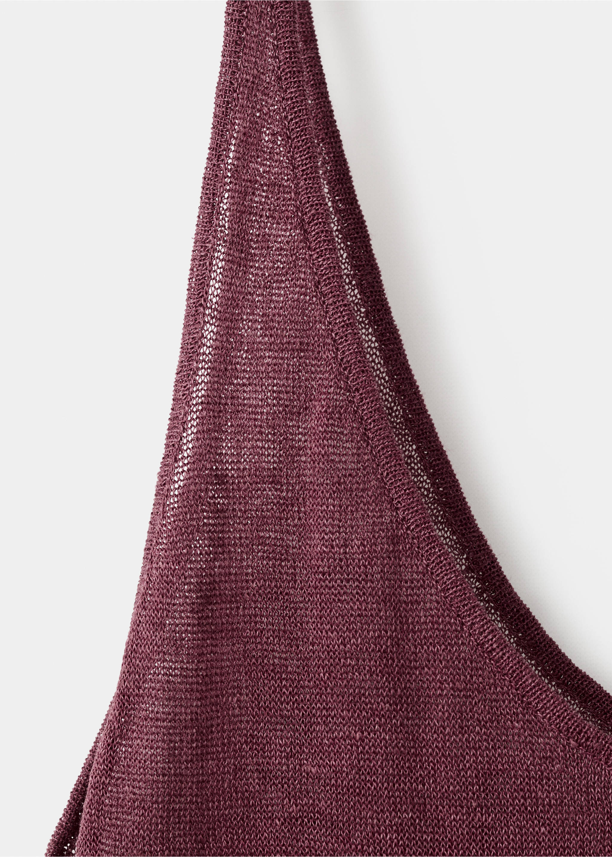 Robe maille lin - Détail de l'article 8, Violet. Ref: 27013317-00.