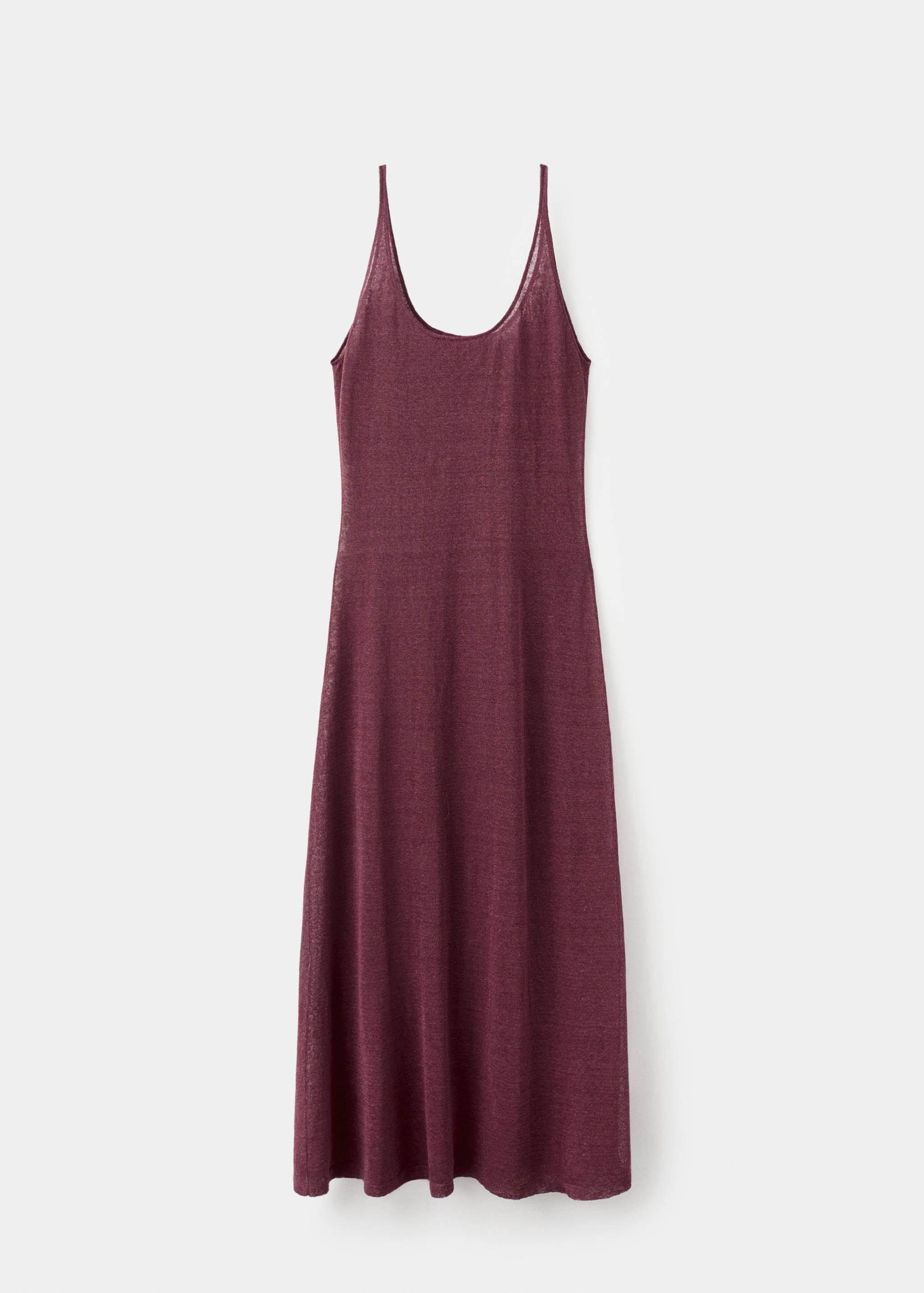 Knit linen-blend dress - Article without model
