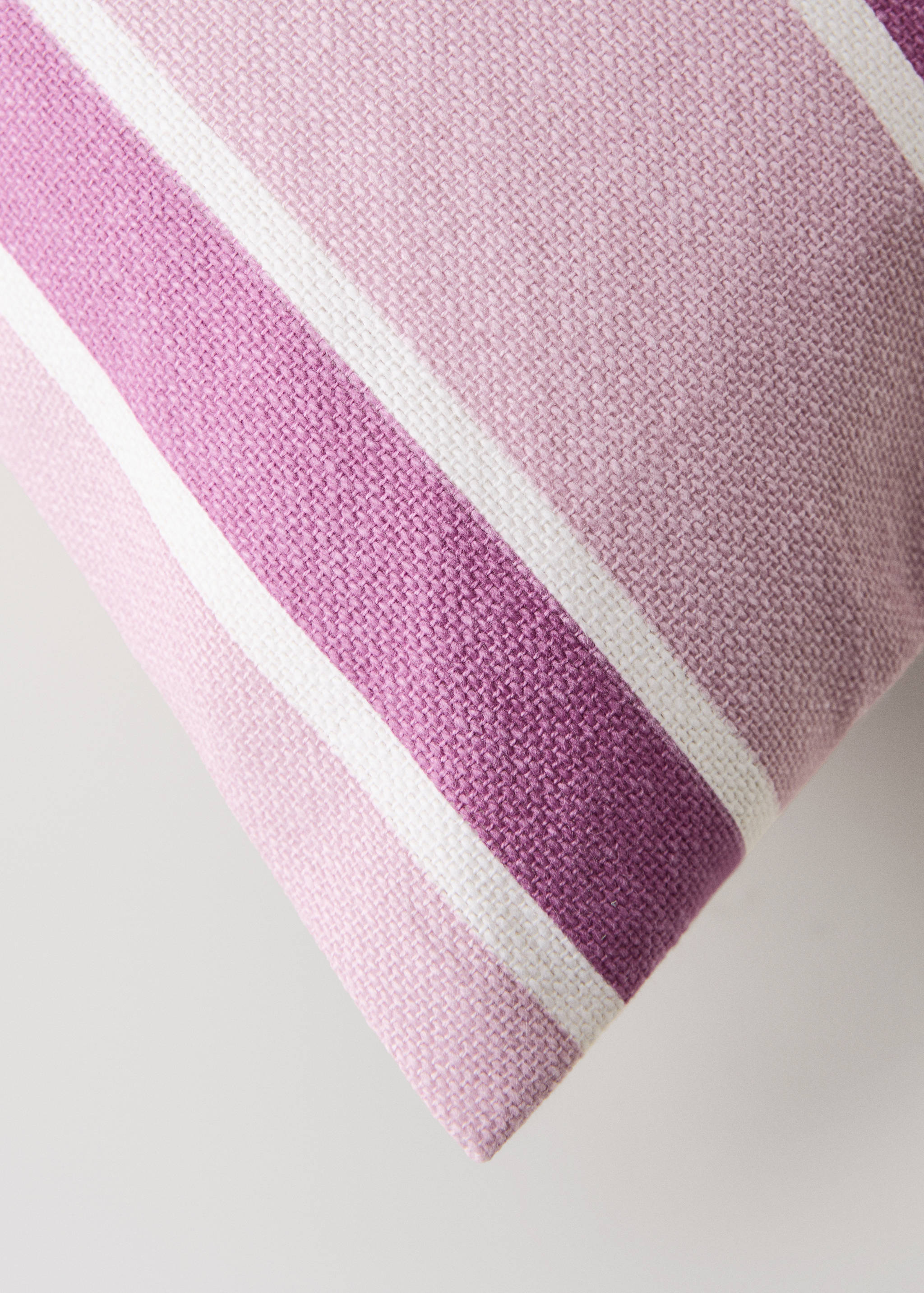 Baumwoll-Kissenhülle mit Streifenmuster 45 x 45 cm - Detail des Artikels 3