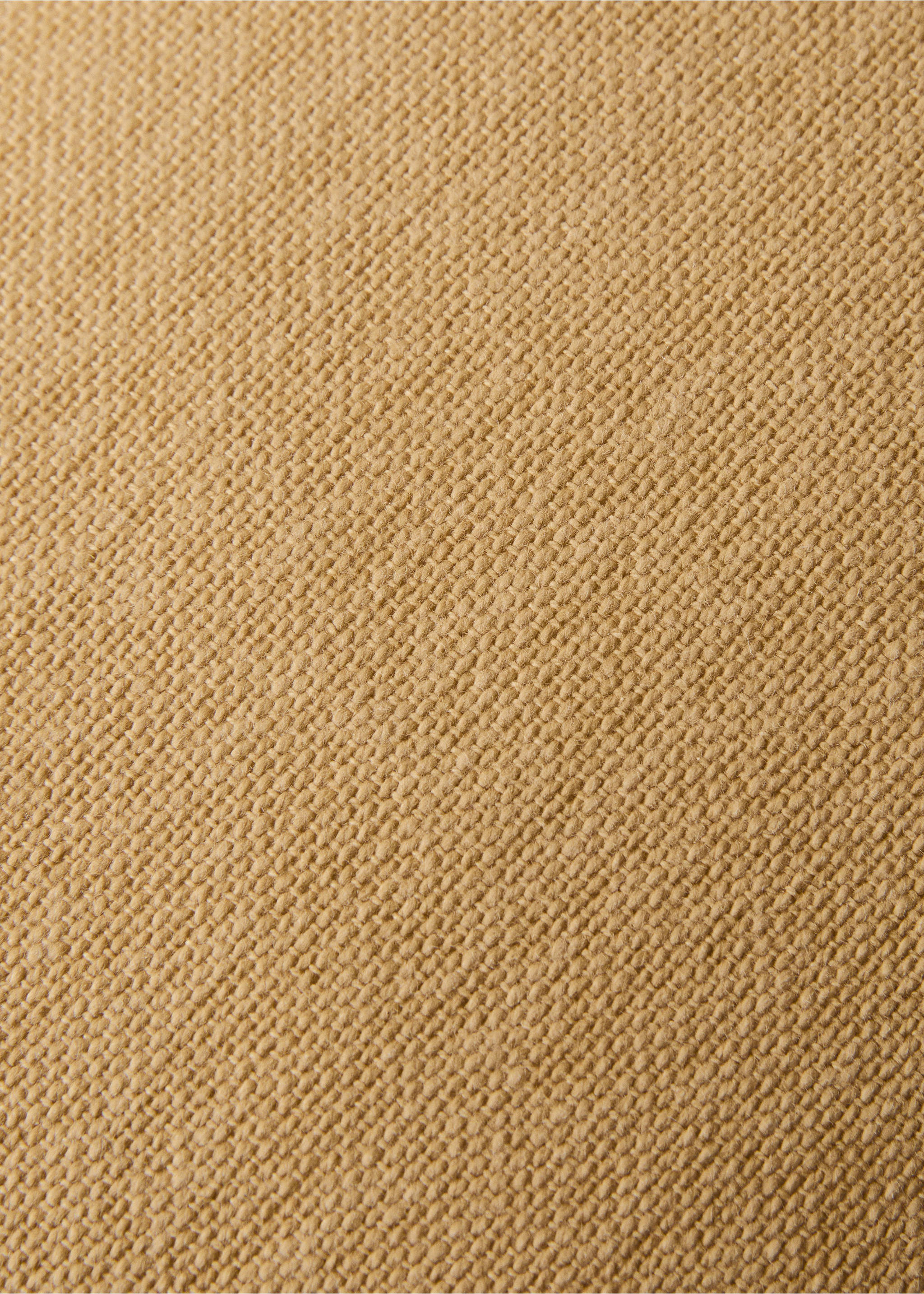 Cotton cushion cover with structure 30x50cm - Details of the article 3, Yellow. Ref: 27013322-00.