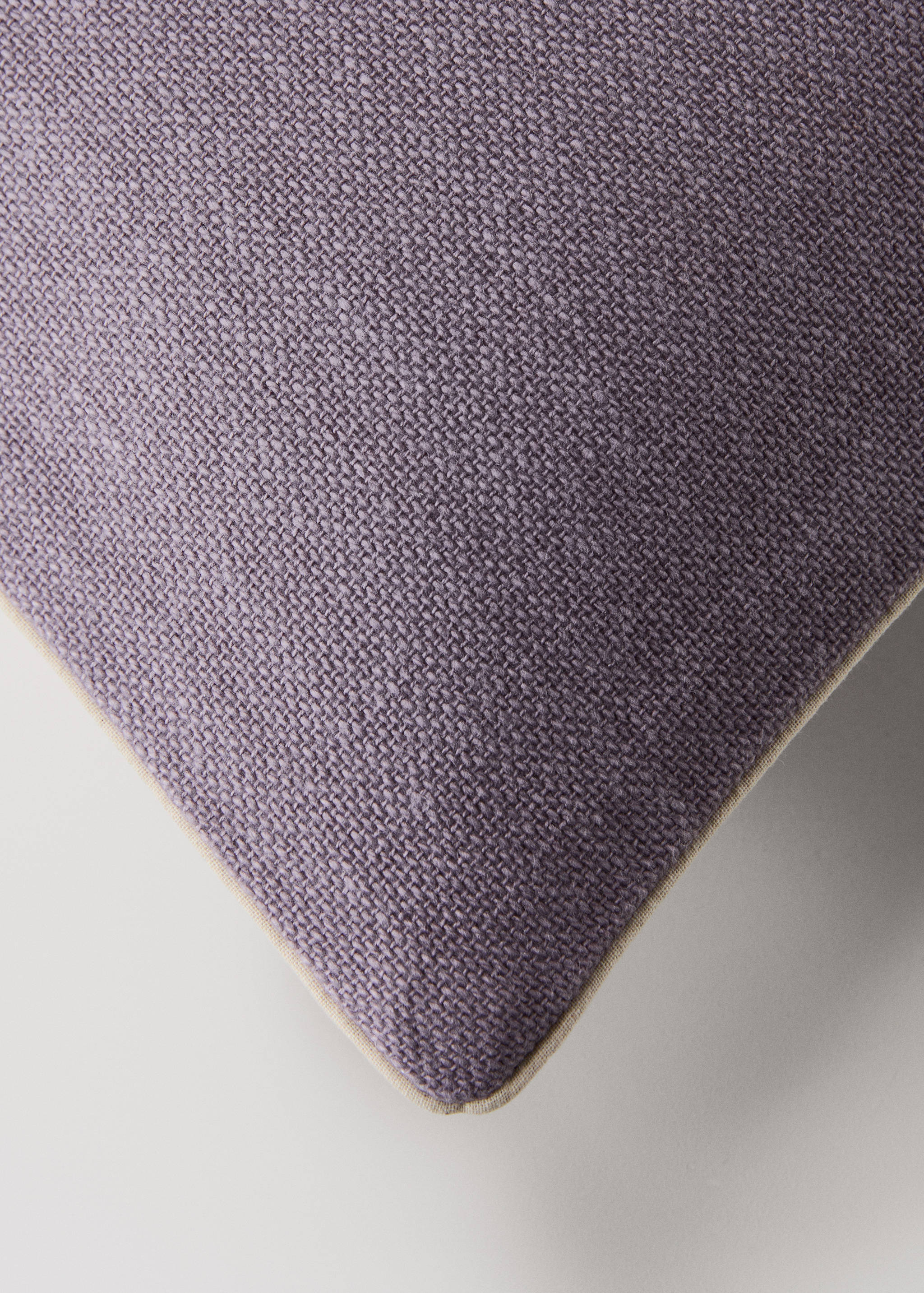 Cotton cushion cover with structure 30x50cm - Details of the article 1