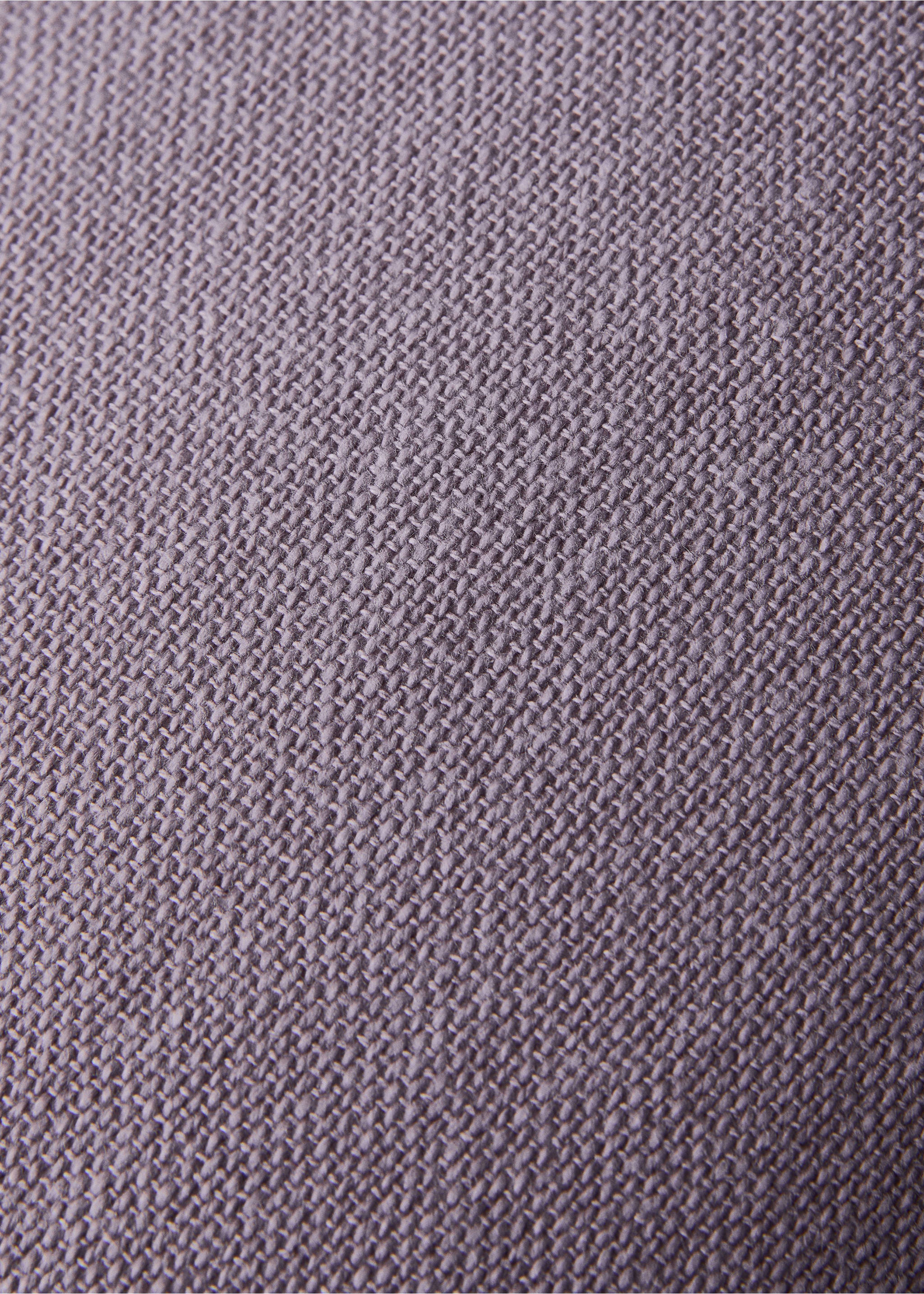 Cotton cushion cover with structure 30x50cm - Details of the article 3, Blackberry. Ref: 27013322-00.