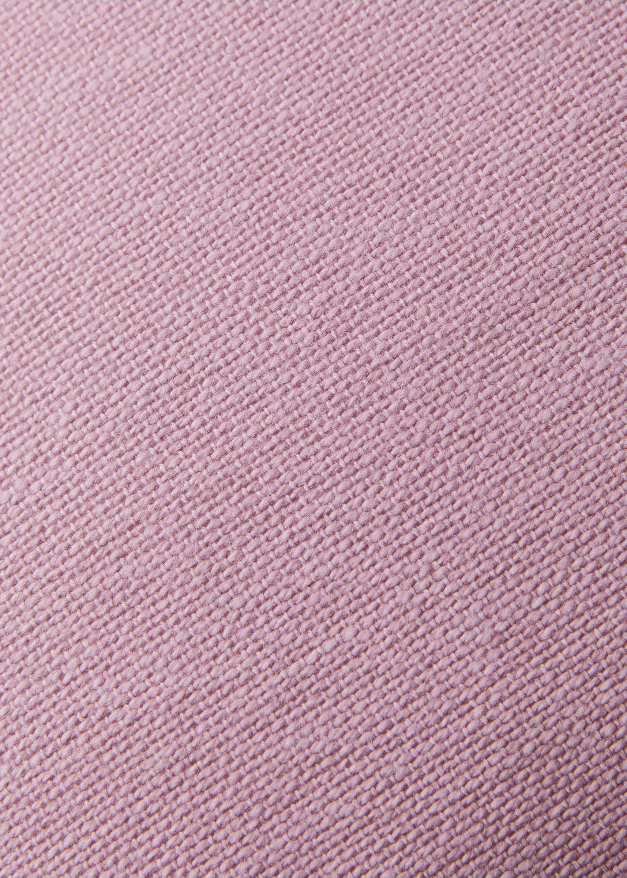 Cotton cushion cover with structure 30x50cm - Details of the article 3, Pastel Pink. Ref: 27013322-00.