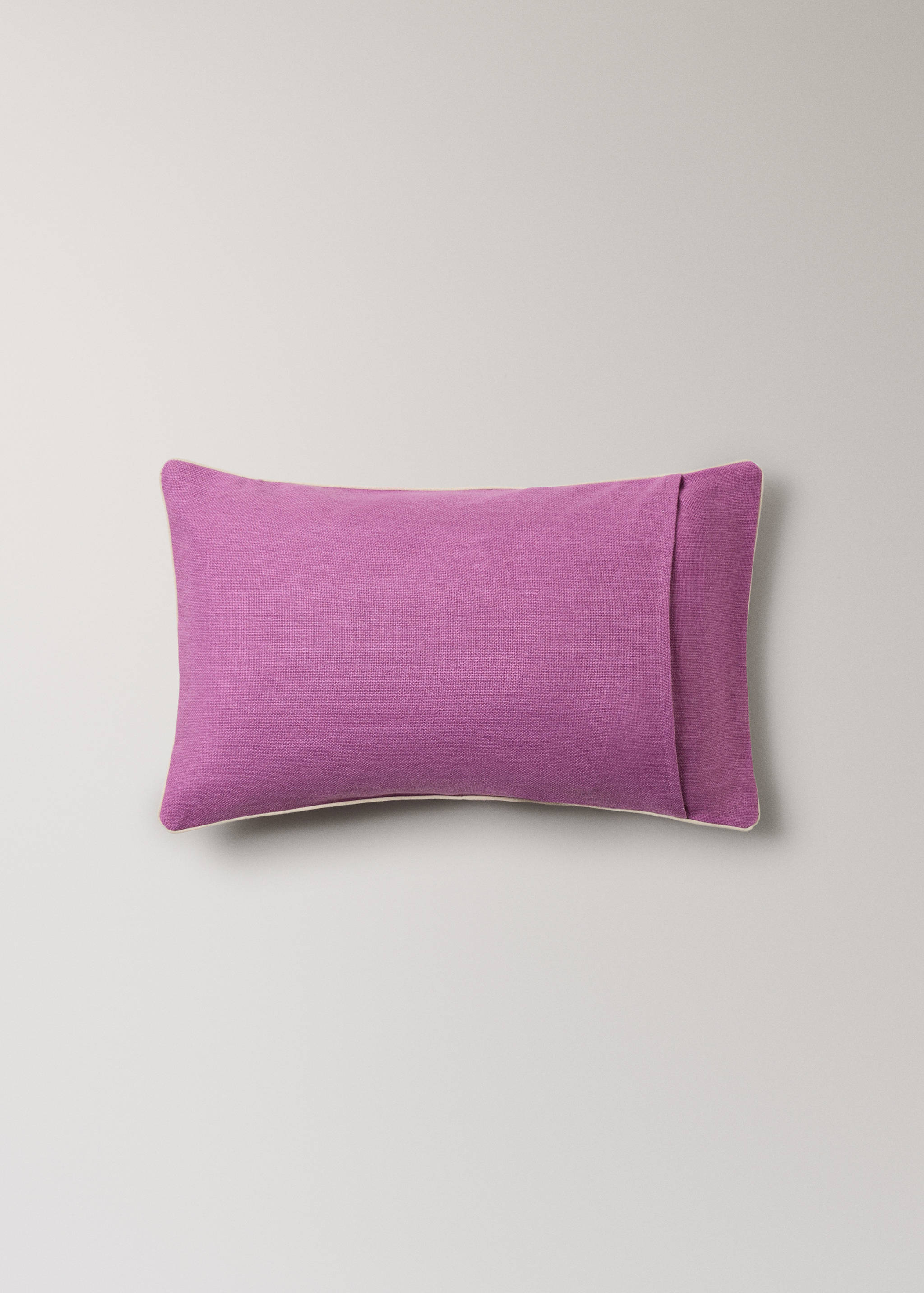 Cotton cushion cover with structure 30x50cm - Details of the article 1