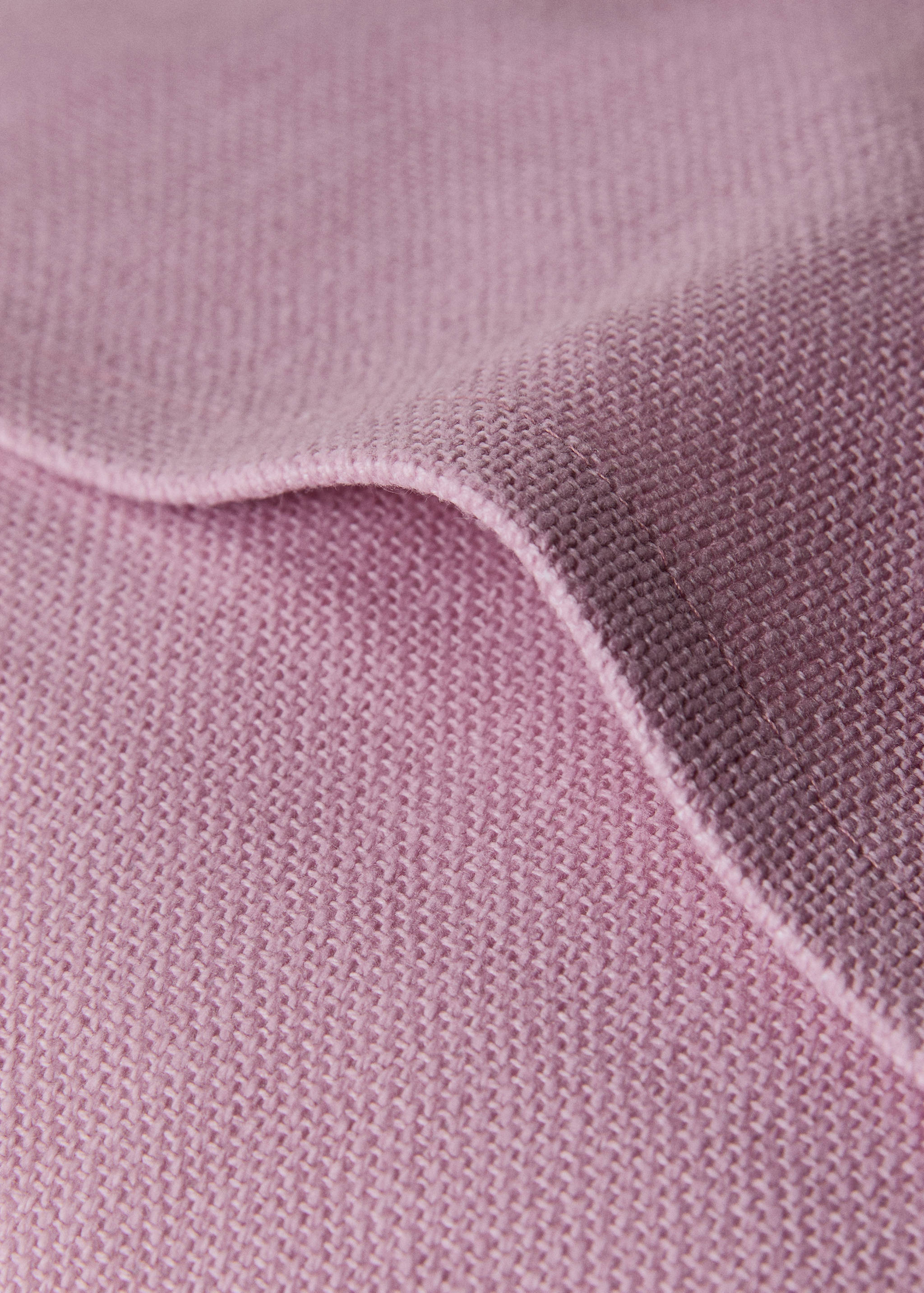 Kissenbezug aus Baumwolle mit Struktur, 45 x 45 cm - Detail des Artikels 2