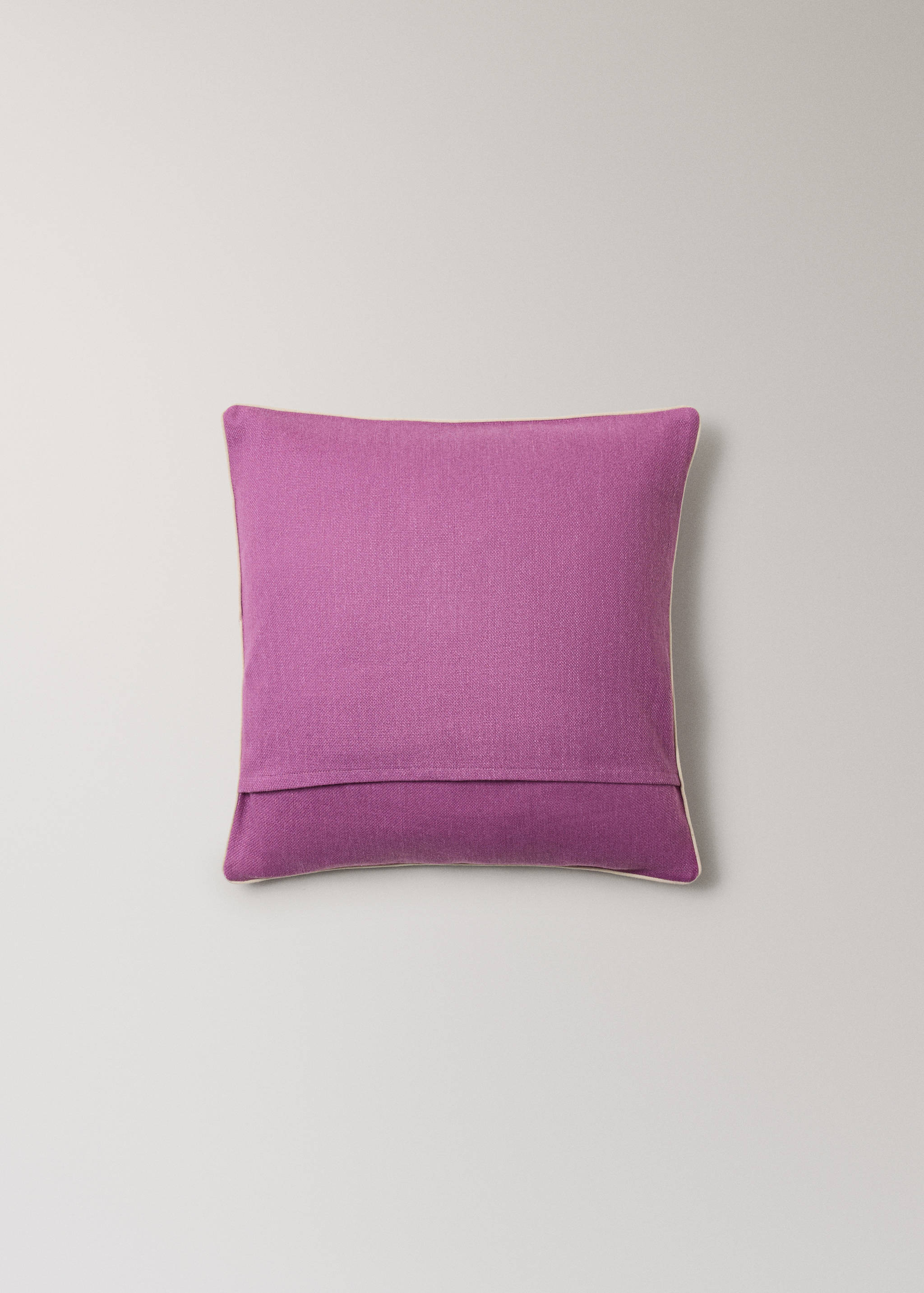 Kissenbezug aus Baumwolle mit Struktur, 45 x 45 cm - Detail des Artikels 1