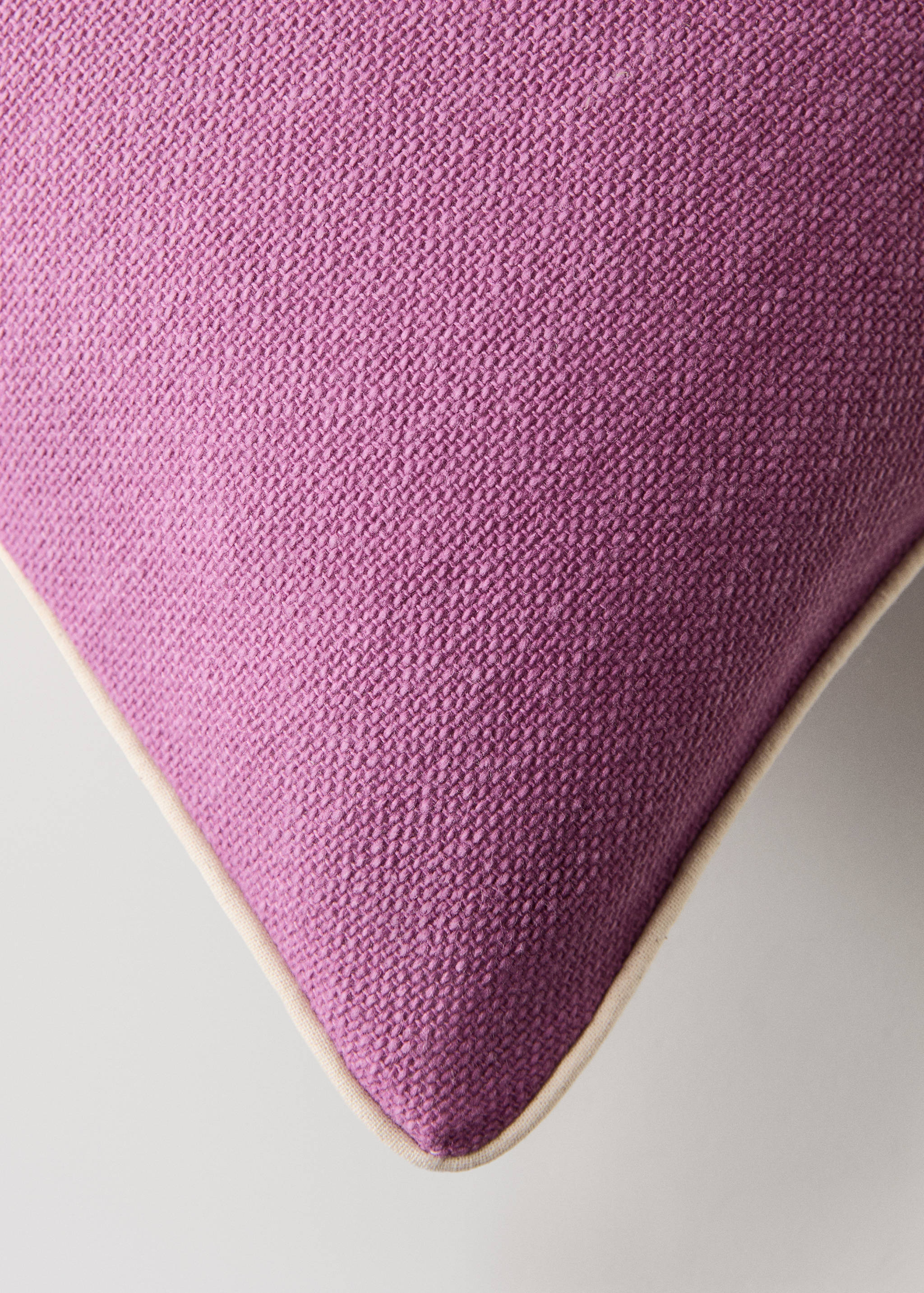 Kissenbezug aus Baumwolle mit Struktur, 45 x 45 cm - Detail des Artikels 3