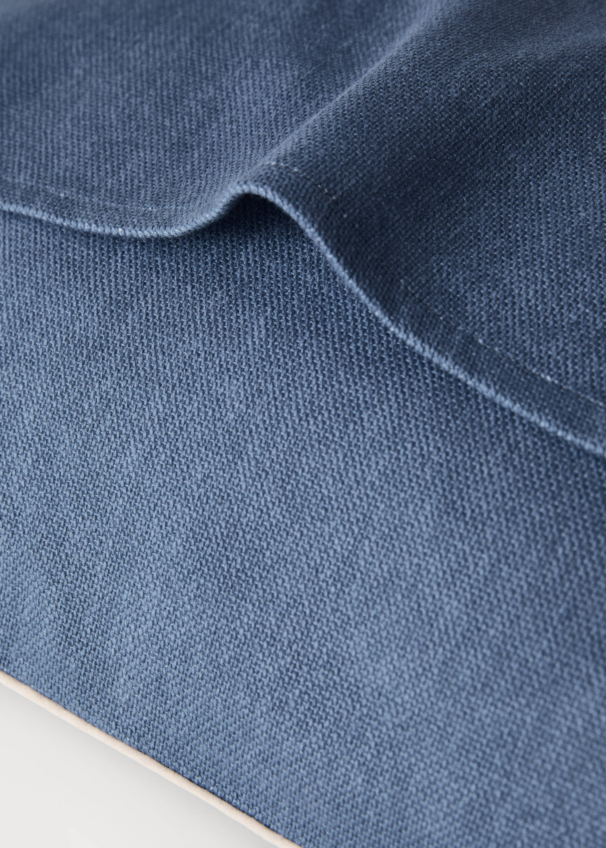 Cotton cushion cover with structure 60x60cm - Details of the article 2