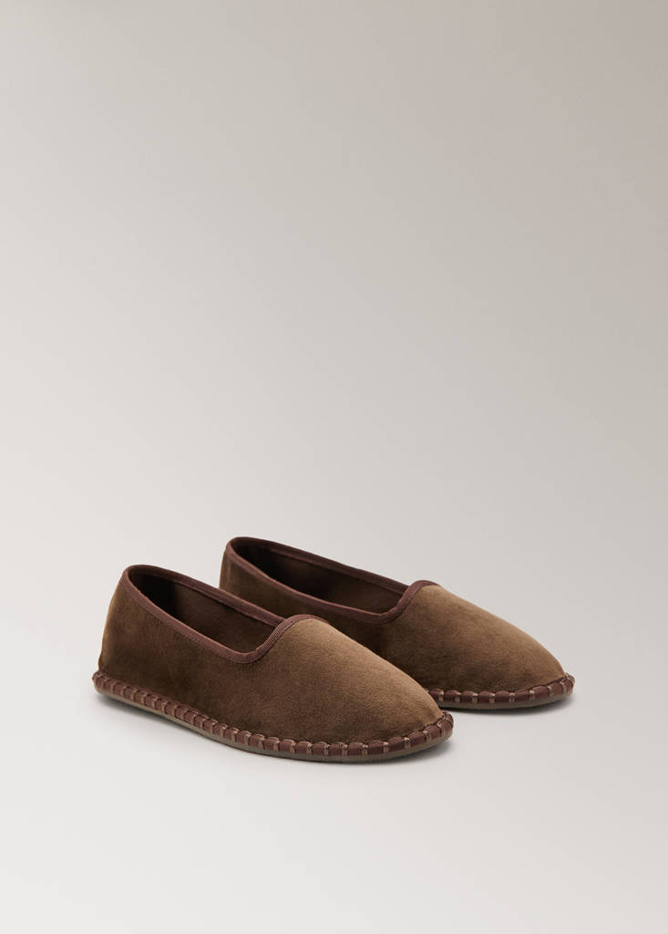 Velour shoes — Brown