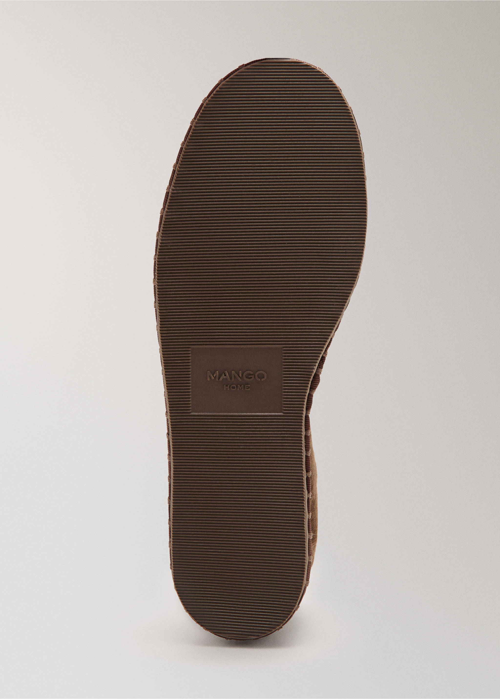 Velour shoes - Details of the article 3, Brown. Ref: 27013326-00.