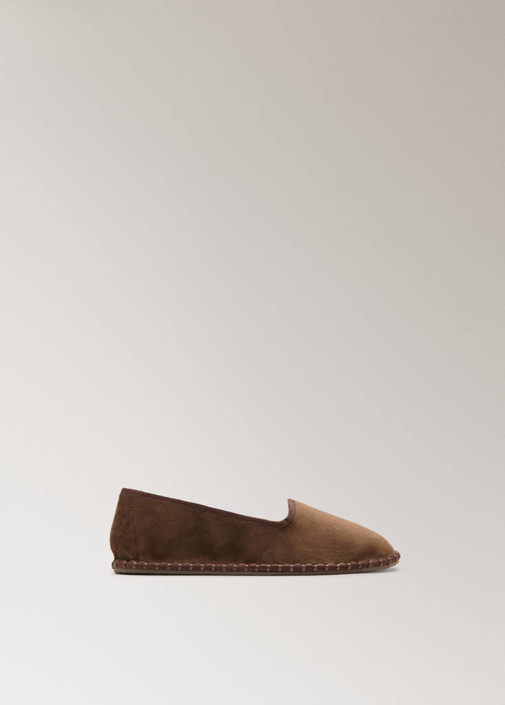 Velour shoes — Brown