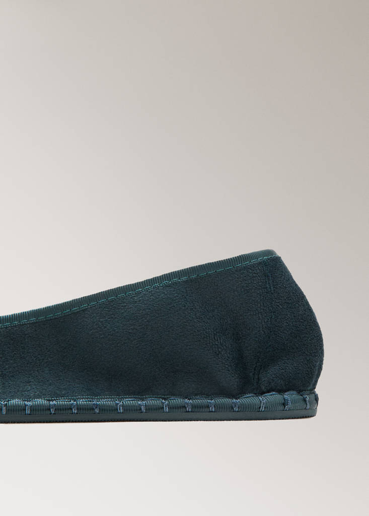 Velour shoes — Navy