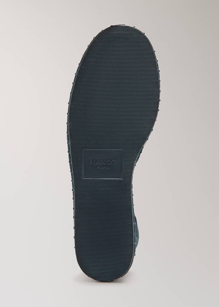 Velour shoes — Navy