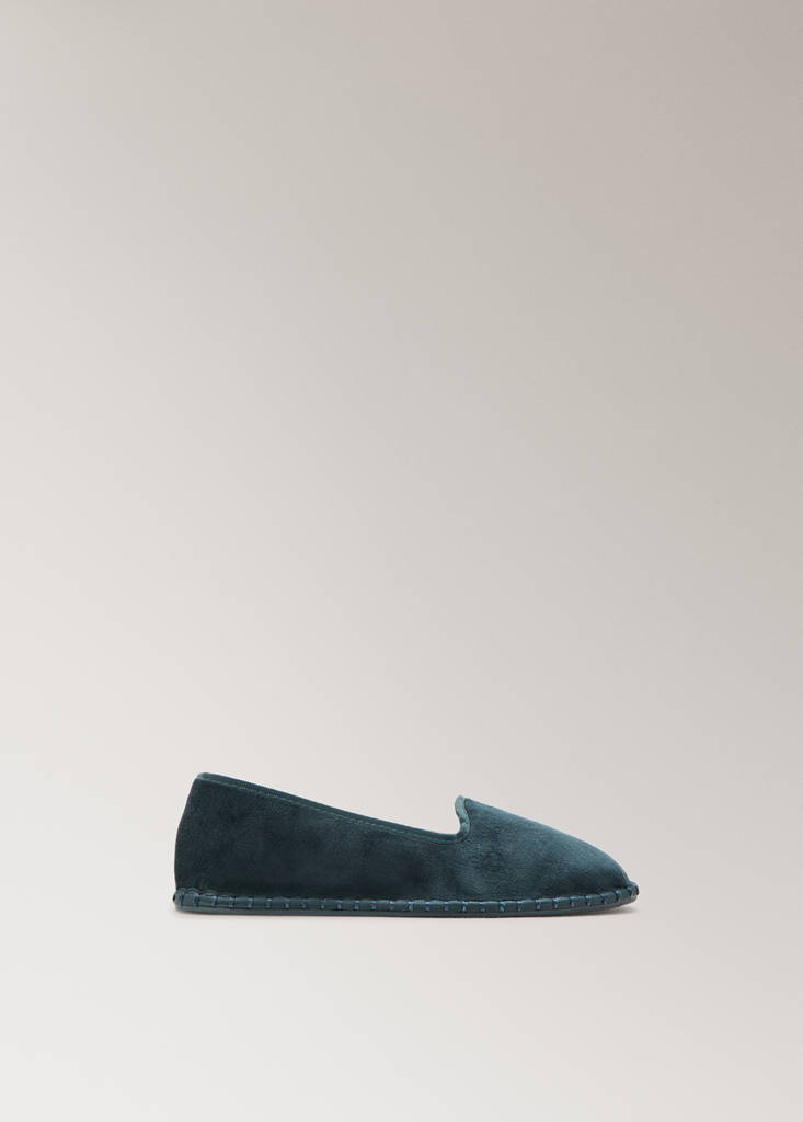 Velour shoes — Navy