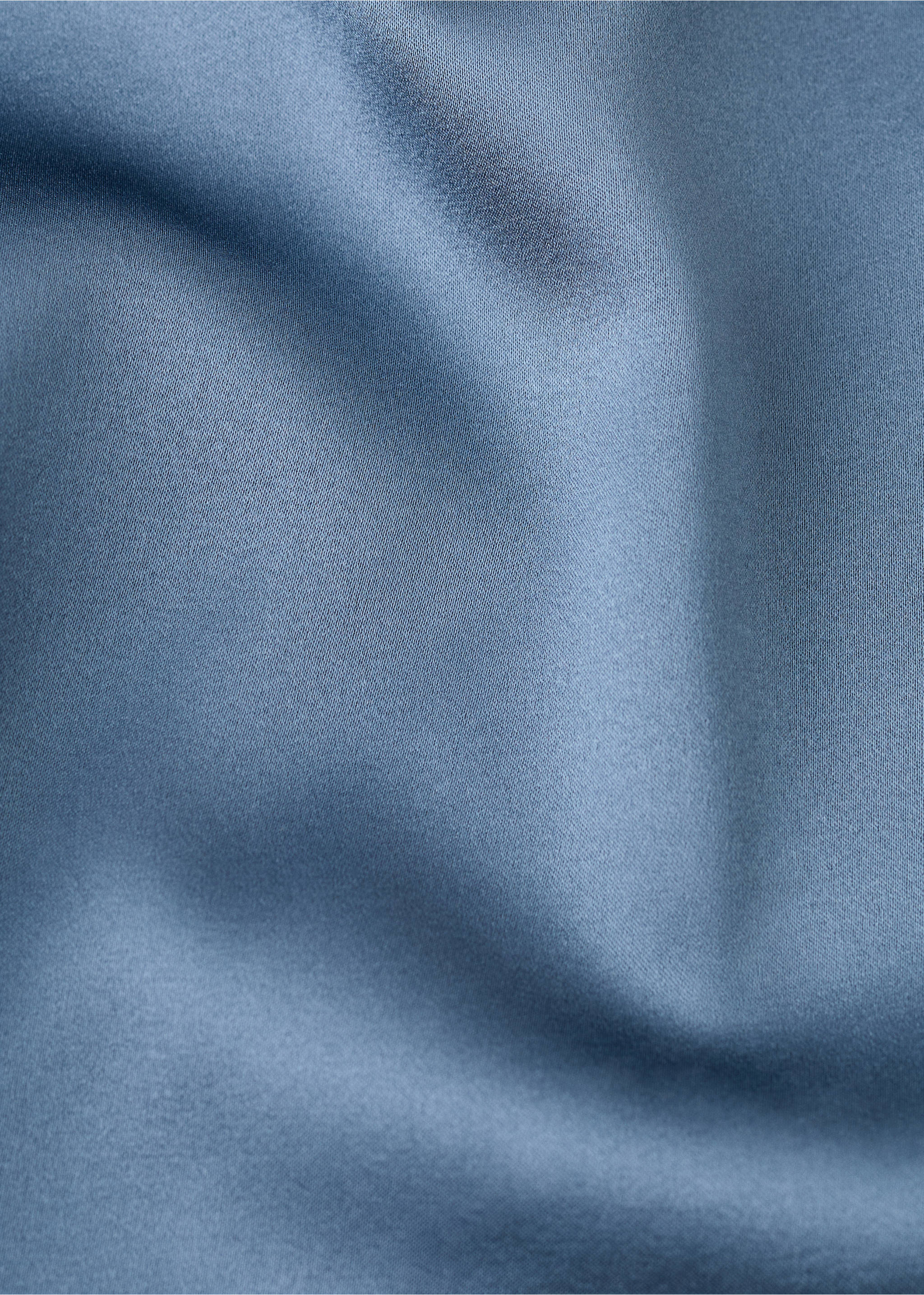 Silk pyjama shorts - Details of the article 0, Blue. Ref: 27013328-00.