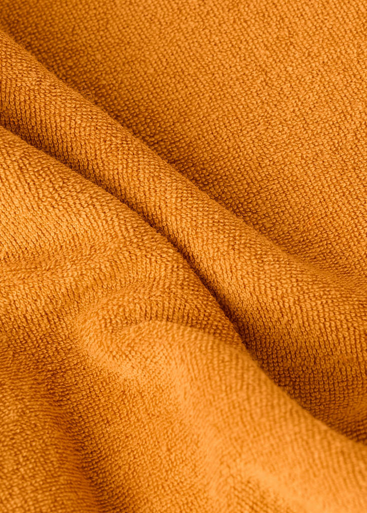 Terry cotton shorts — Orange