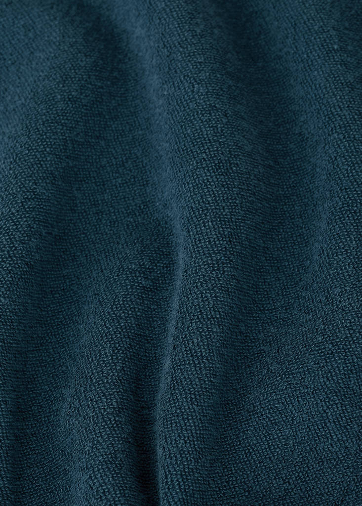 Terry cotton shorts — Blue
