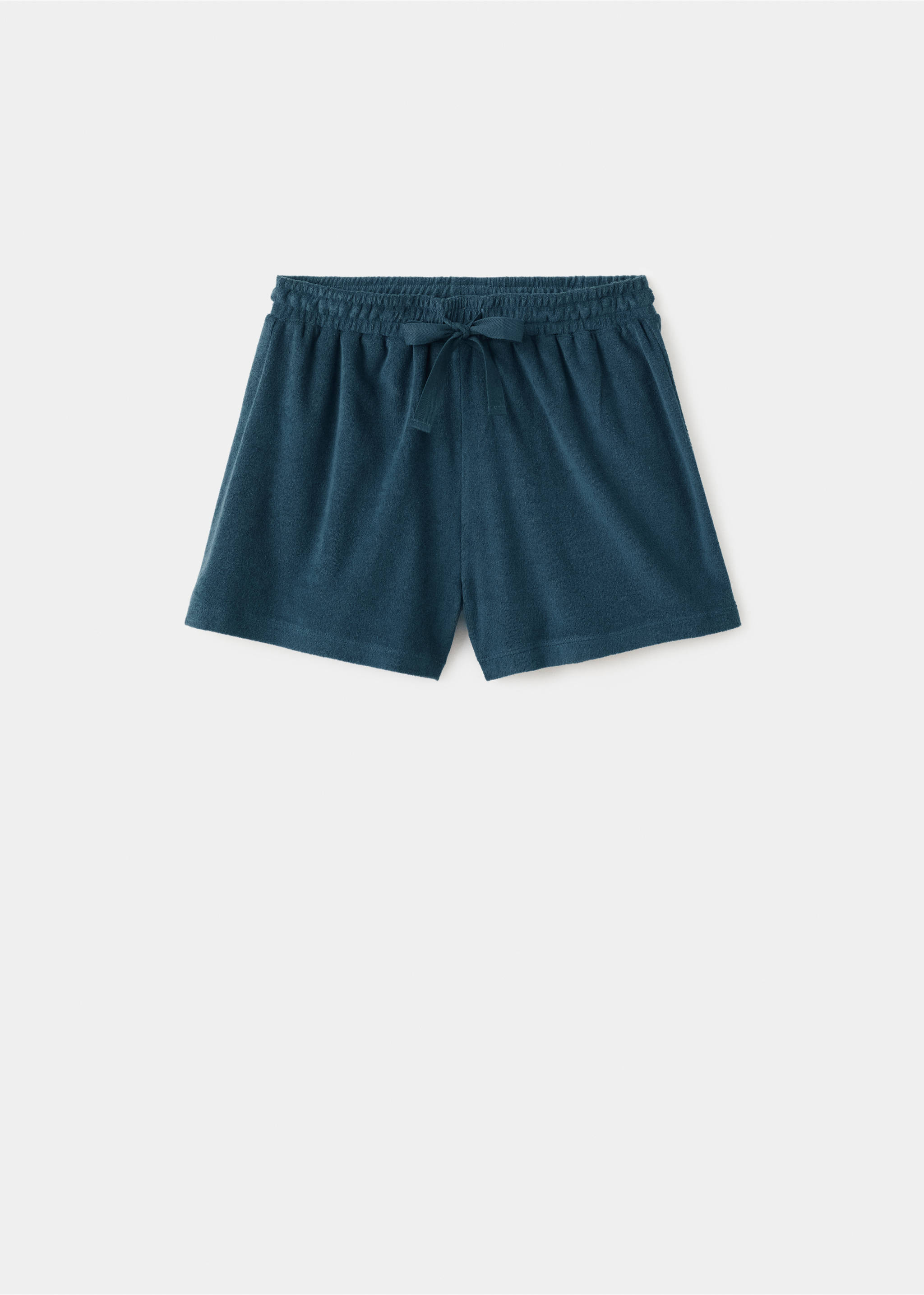 Katoenen terry shorts - Artikel zonder model, Blauw. Ref: 27013330-00.