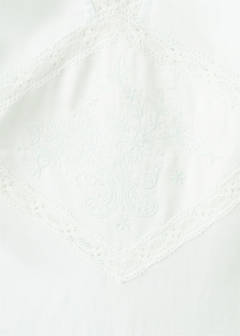 Lace detail nightgown — Blue 6